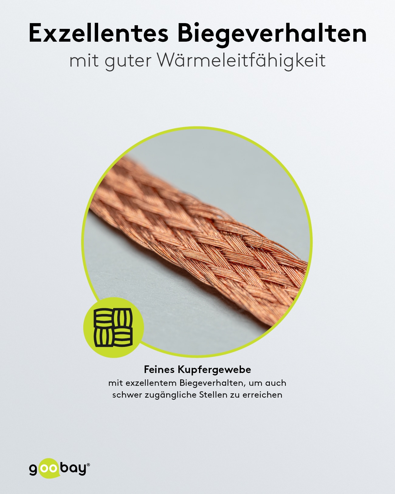 GOOBAY Entlötlitze, Ø 2,0 mm, 1,5 m