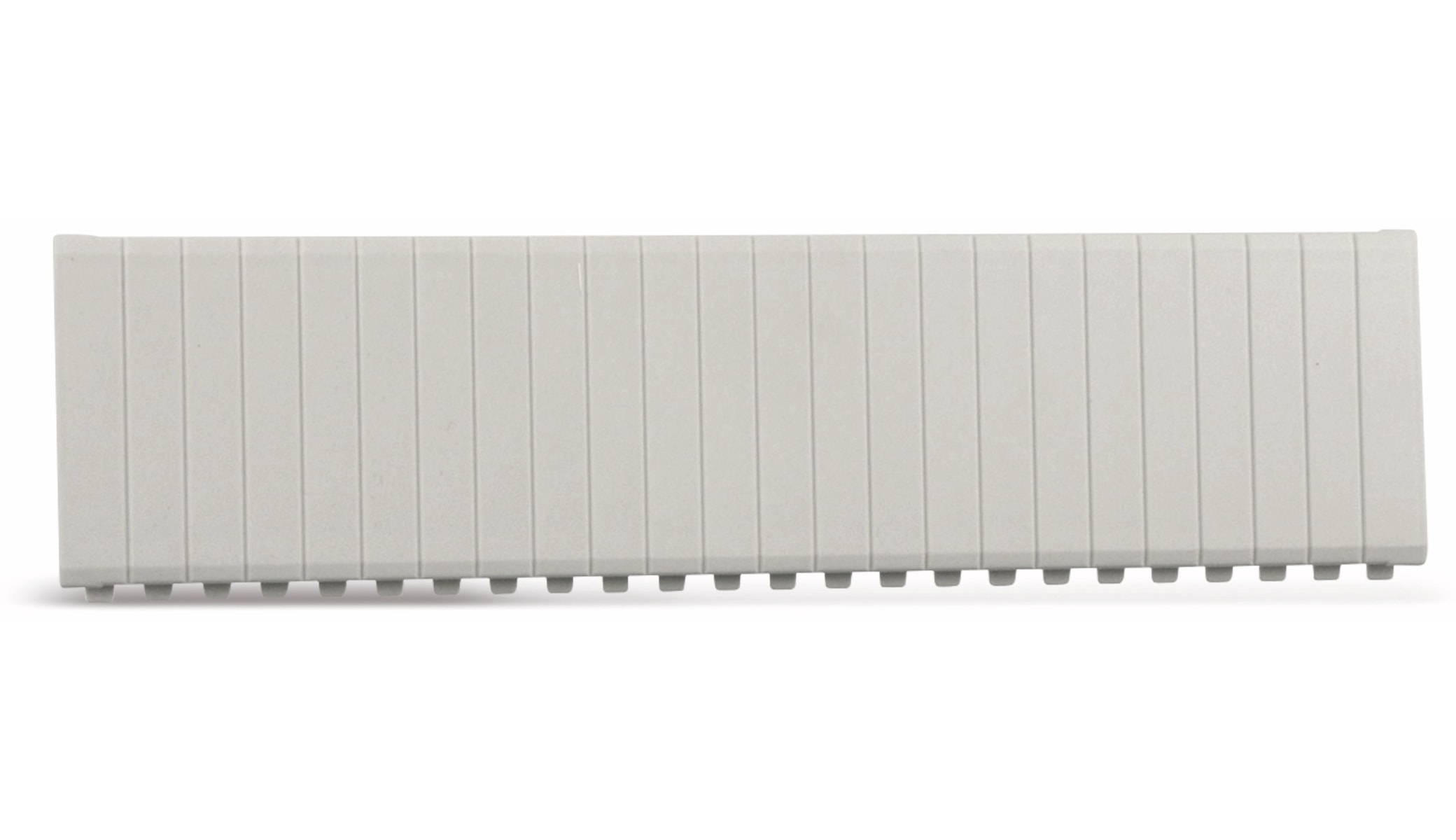 F-TRONIC Abdeckstreifen, 12 Einheiten, lichtgrau, 10 Stück