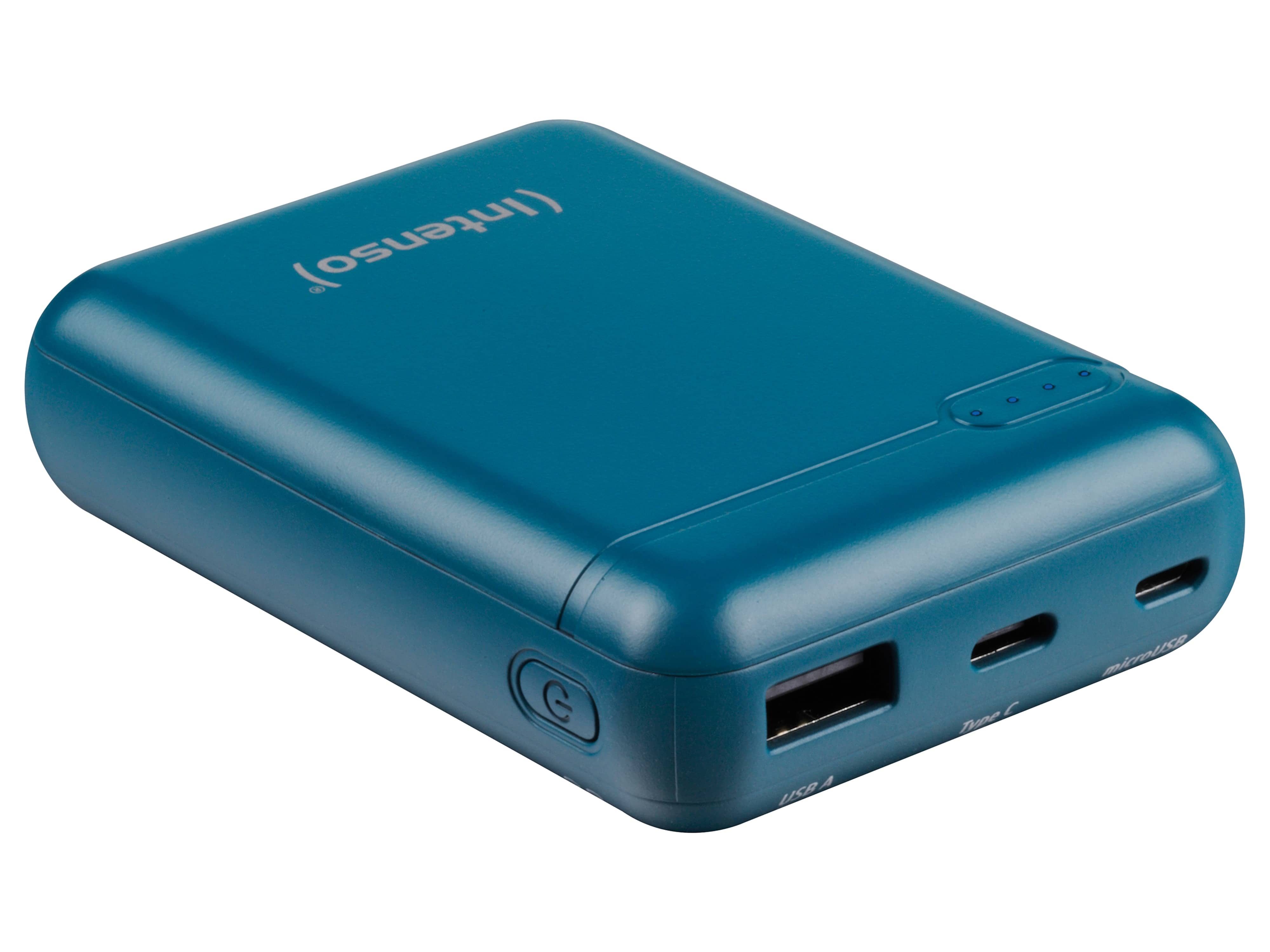INTENSO USB Powerbank 7313537 XS 10000, 10.000 mAh, petrol