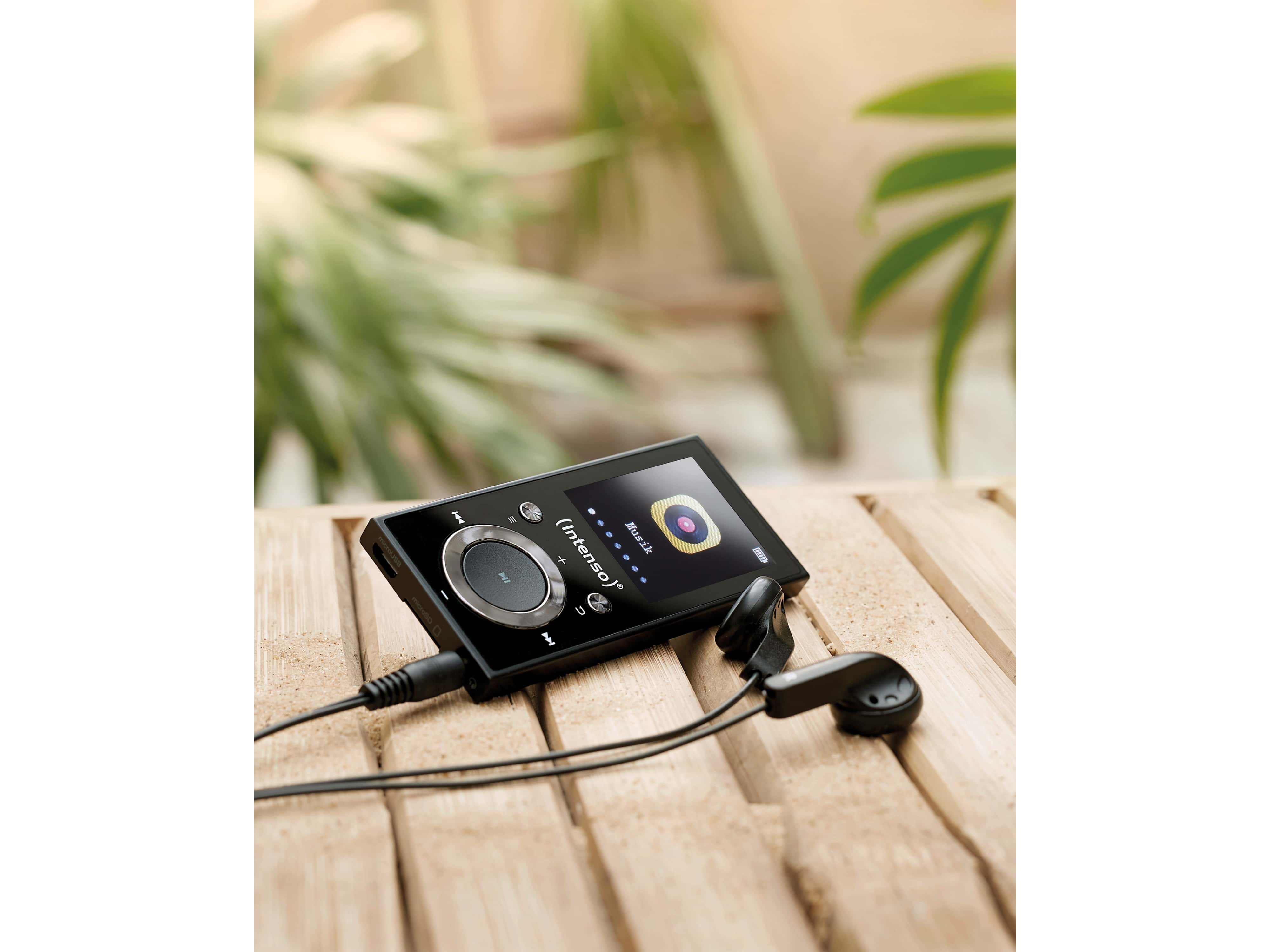 INTENSO MP3-Videoplayer 3717470, Video Scooter BT, 16 GB, schwarz