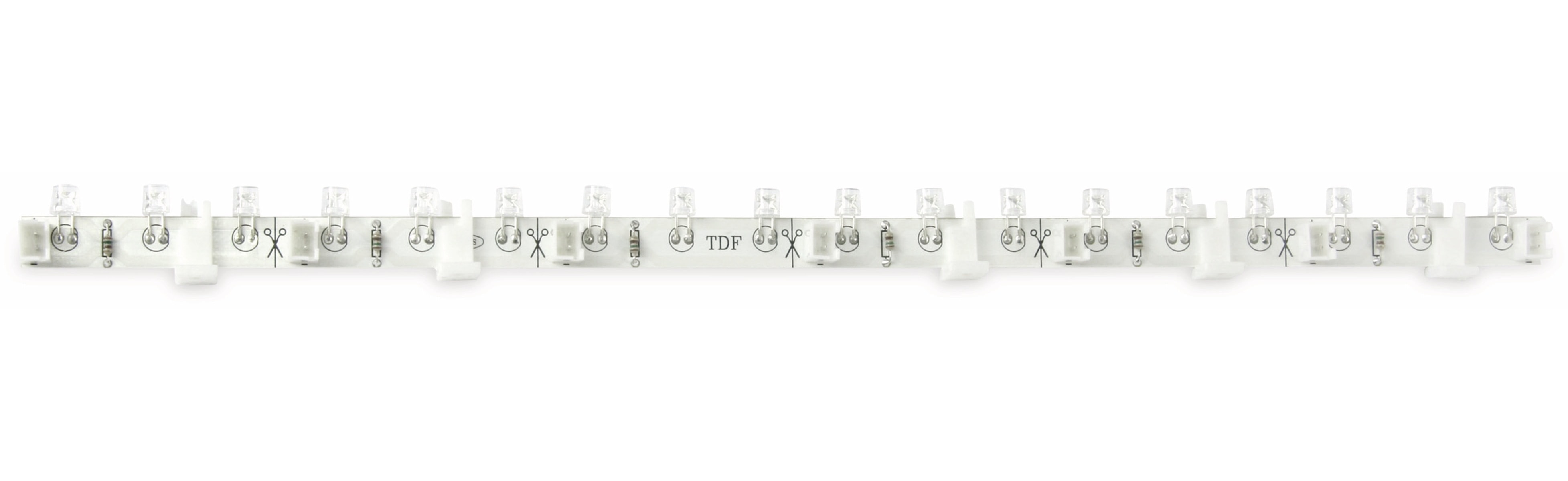 LED-Strip flexibel, 1,5 W, 18 lm, 18x weiß