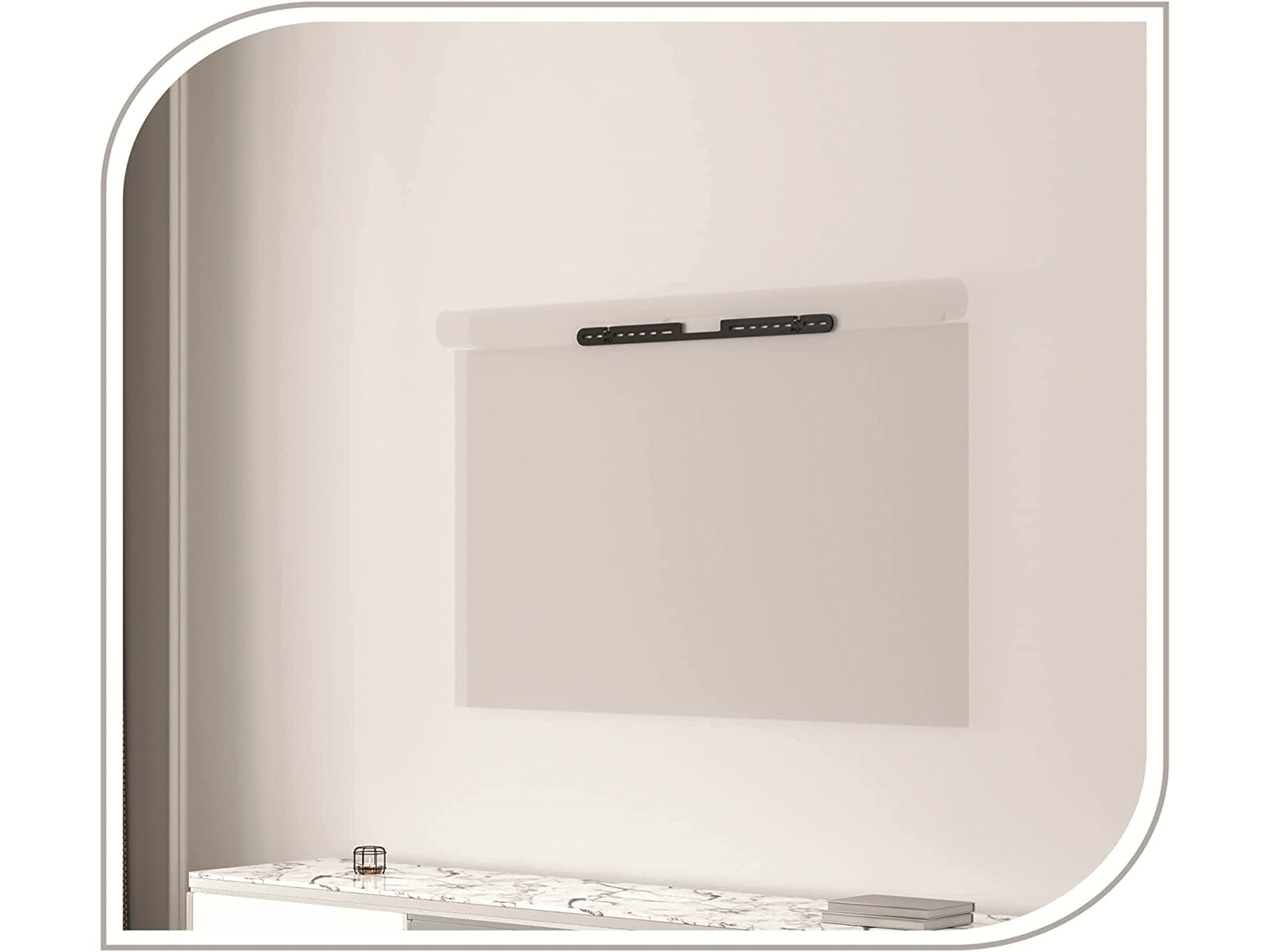 Puremounts Lautsprecher Wandhalterung PM-SOM-120, für Sonos Arc, schwarz