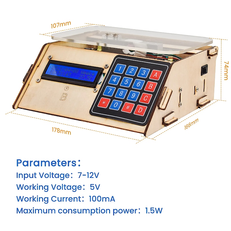 KUBII Bausatz Elektronikwaage