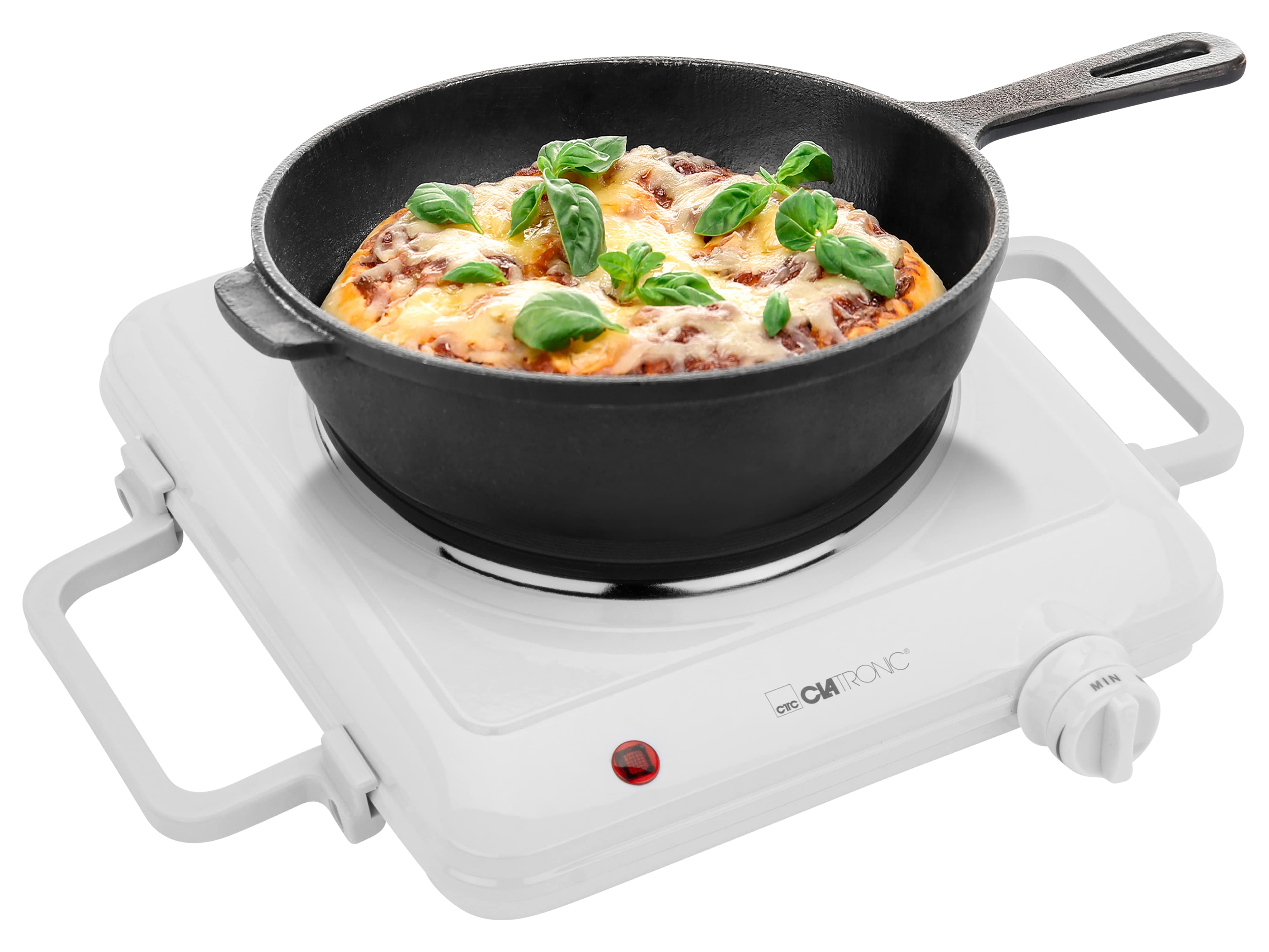 CLATRONIC Einzelkochplatte EKP 3582, Ø 180 mm, 1500 W, weiß CLATRONIC Einzelkochplatte EKP 3582, Ø 180 mm, 1500 W, weiß