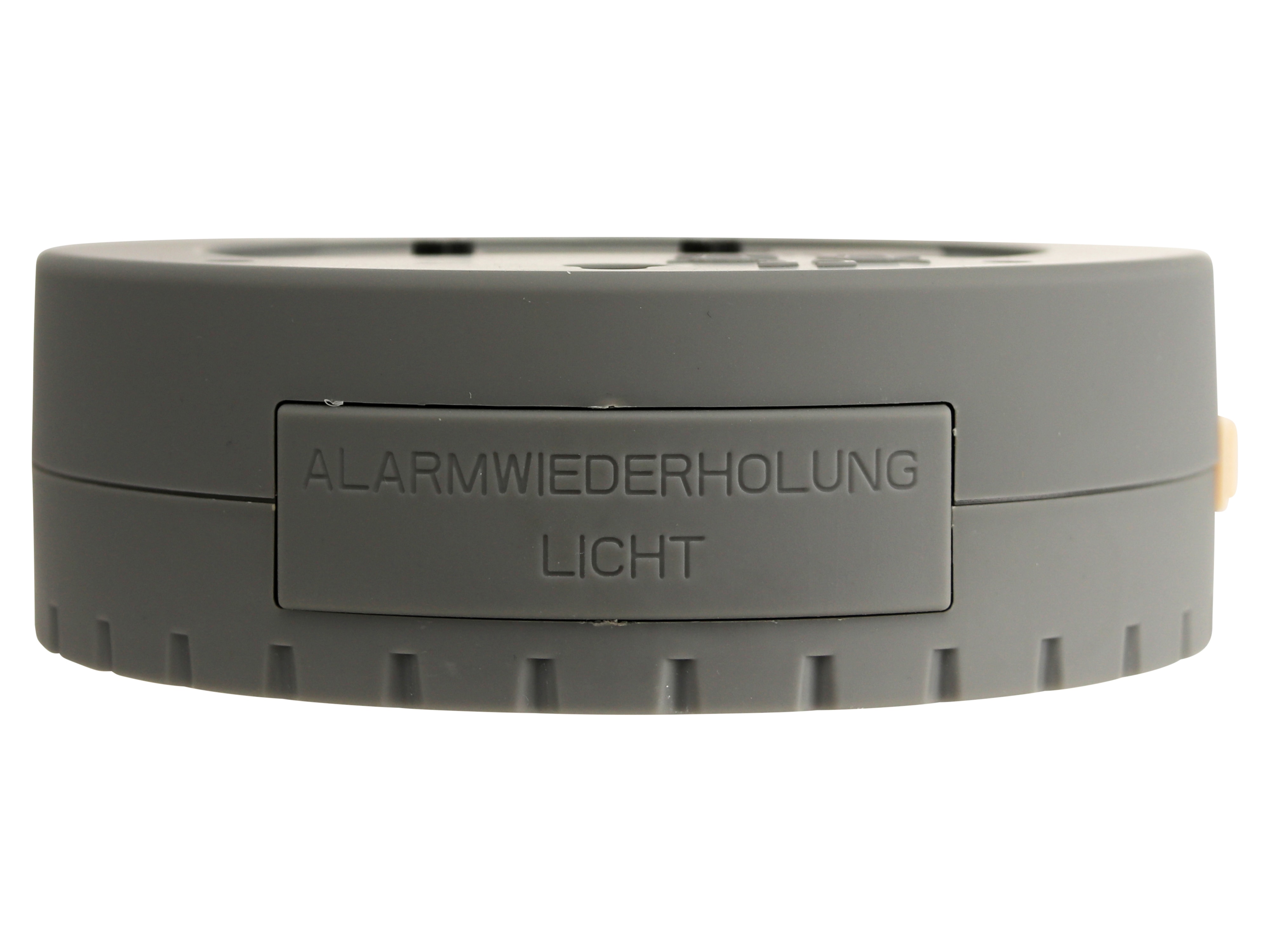Wecker, COLOUR TIME, Ø13cm, grau/gelb