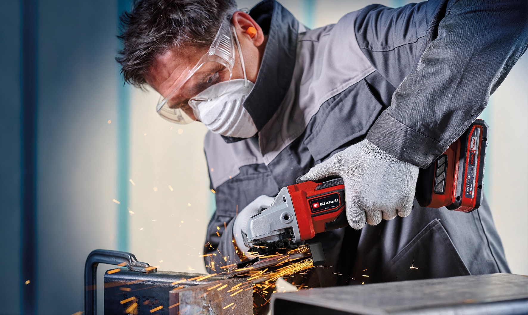 EINHELL PROFESSIONAL Akku-Winkelschleifer TP-AG 18/ 125 CE Q Li Kit (1x 4,0 Ah) EINHELL Akku-Winkelschleifer TP-AG 18/ 125 CE Q Li Kit (1x 4,0 Ah)