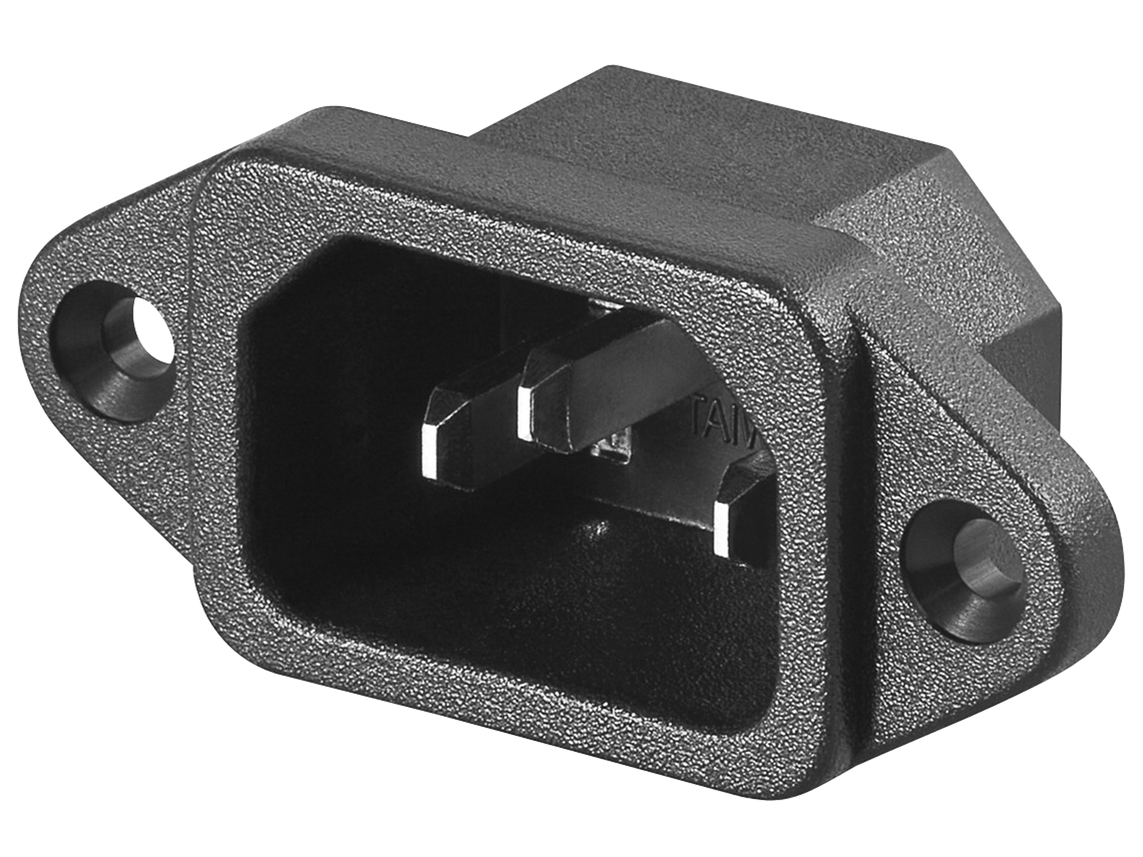 GOOBAY Kaltgeräte-Einbaustecker 12955, 250 V~, 10 A