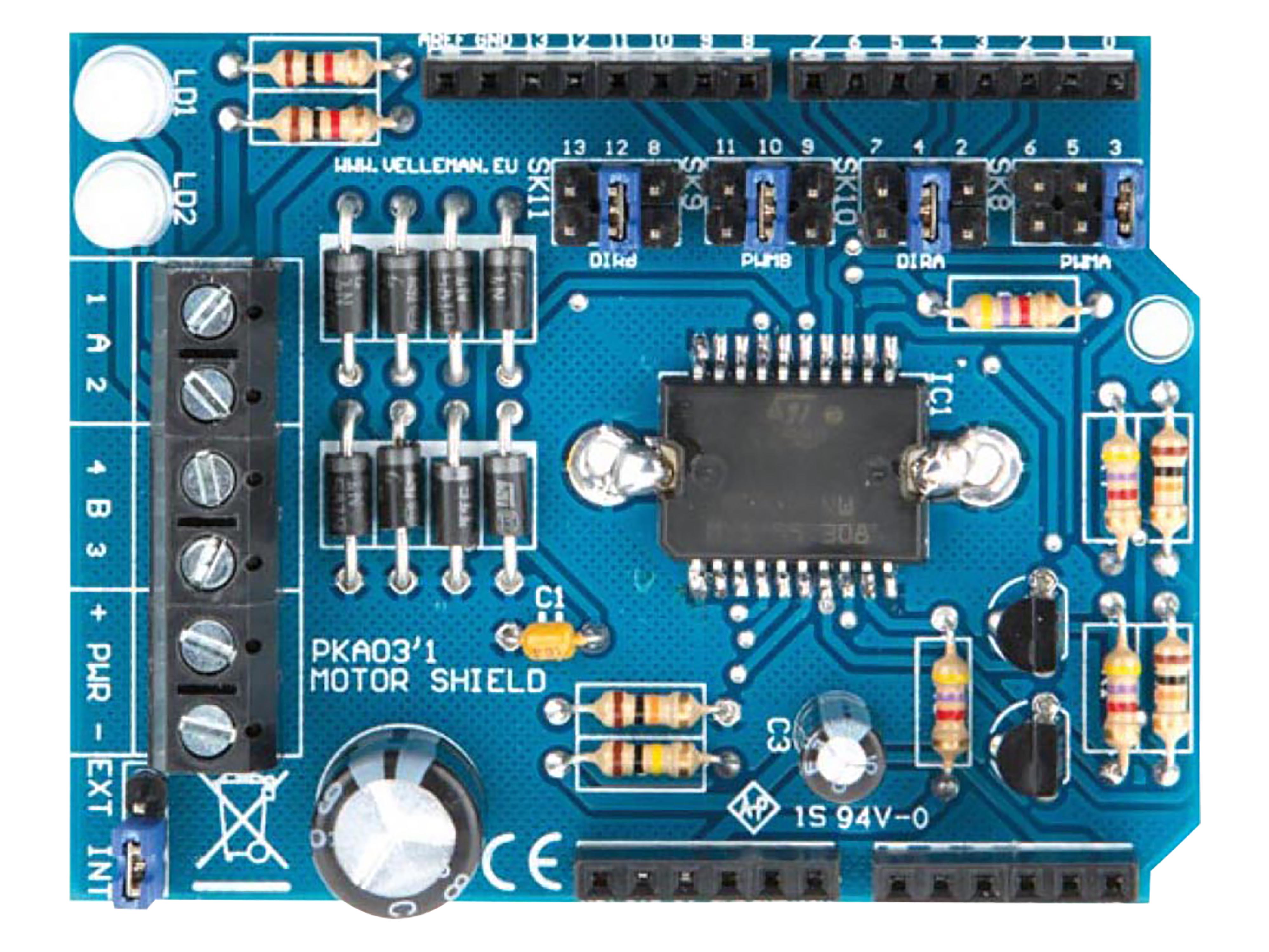 WHADDA Motor & Leistungs-Shield für Arduino WPSH03