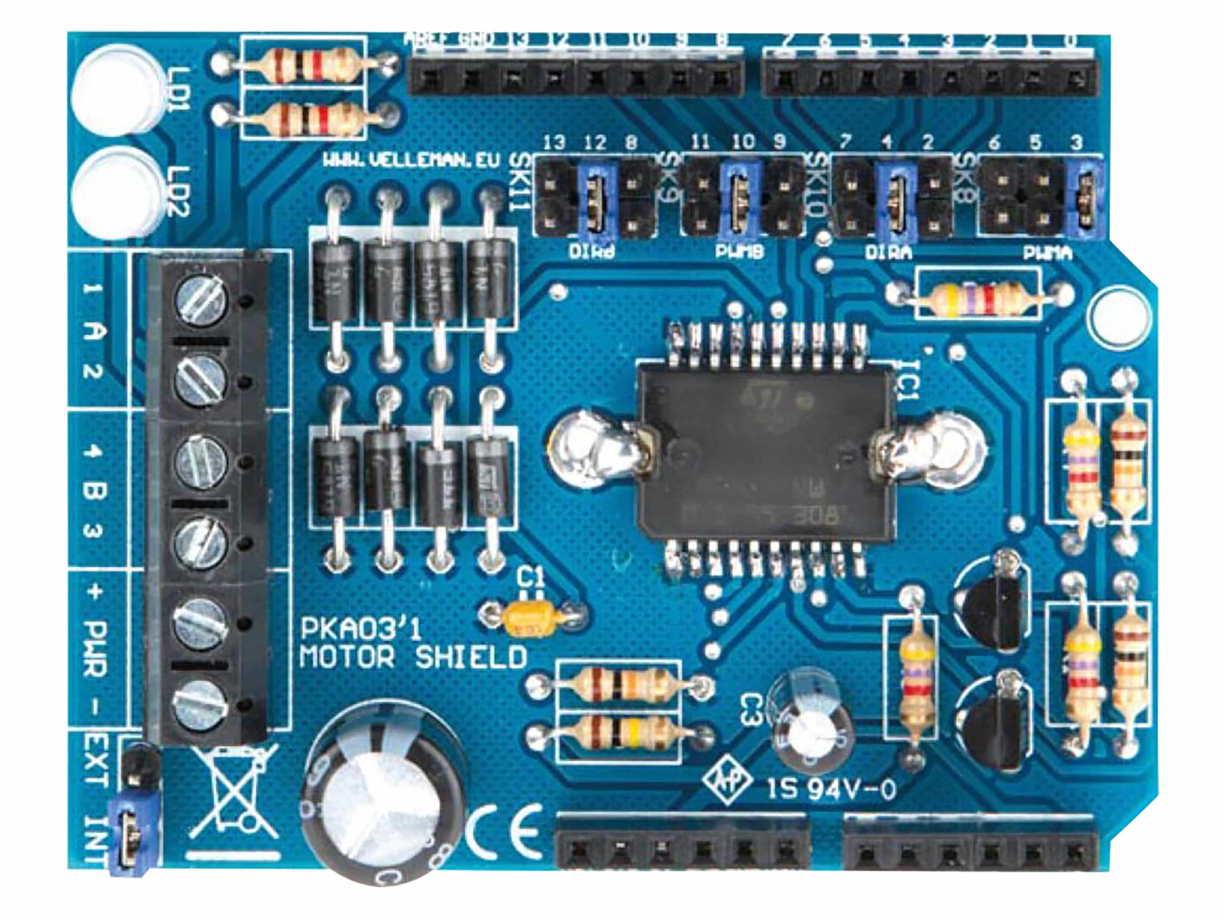 WHADDA Motor & Leistungs-Shield für Arduino WPSH03