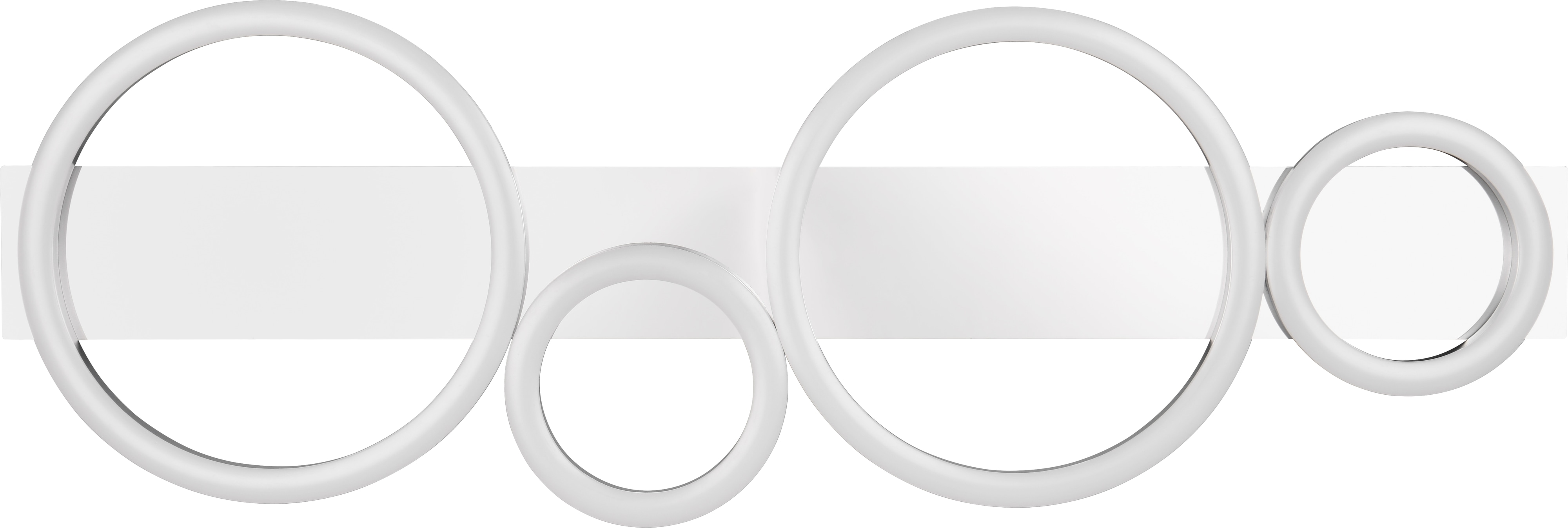 REALITY LED-Deckenleuchte LUMOS, R64821106, 26,5W, 3300lm, 4000K, chrom