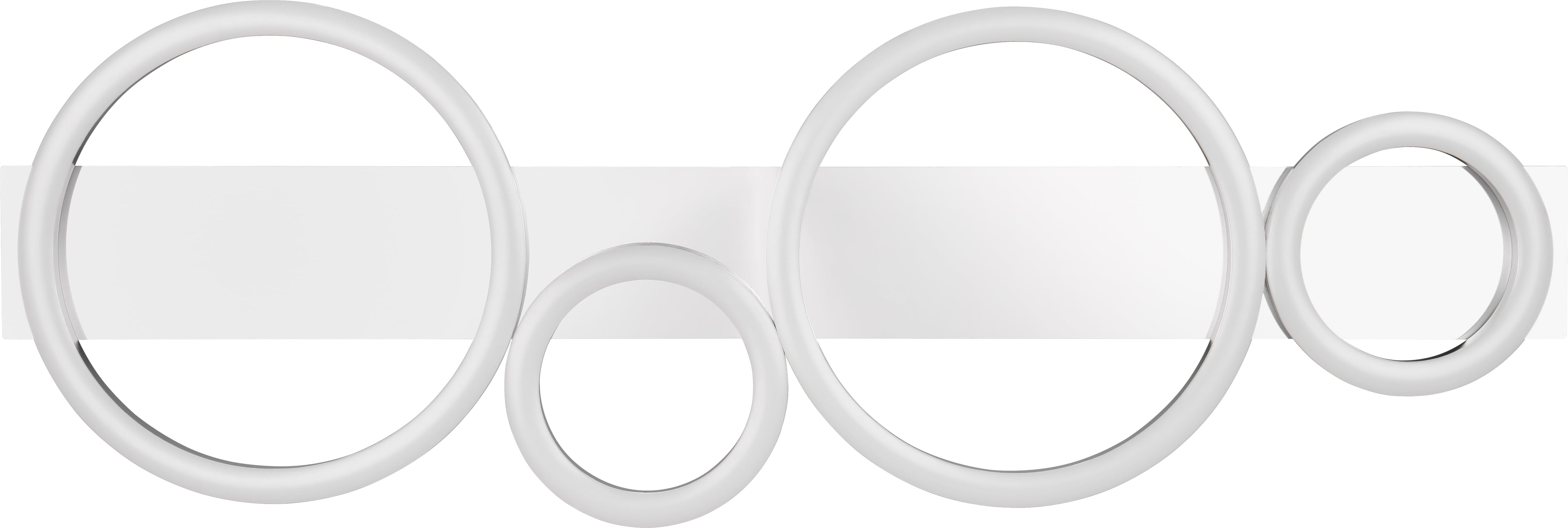 REALITY LED-Deckenleuchte LUMOS, R64821106, 26,5W, 3300lm, 4000K, chrom