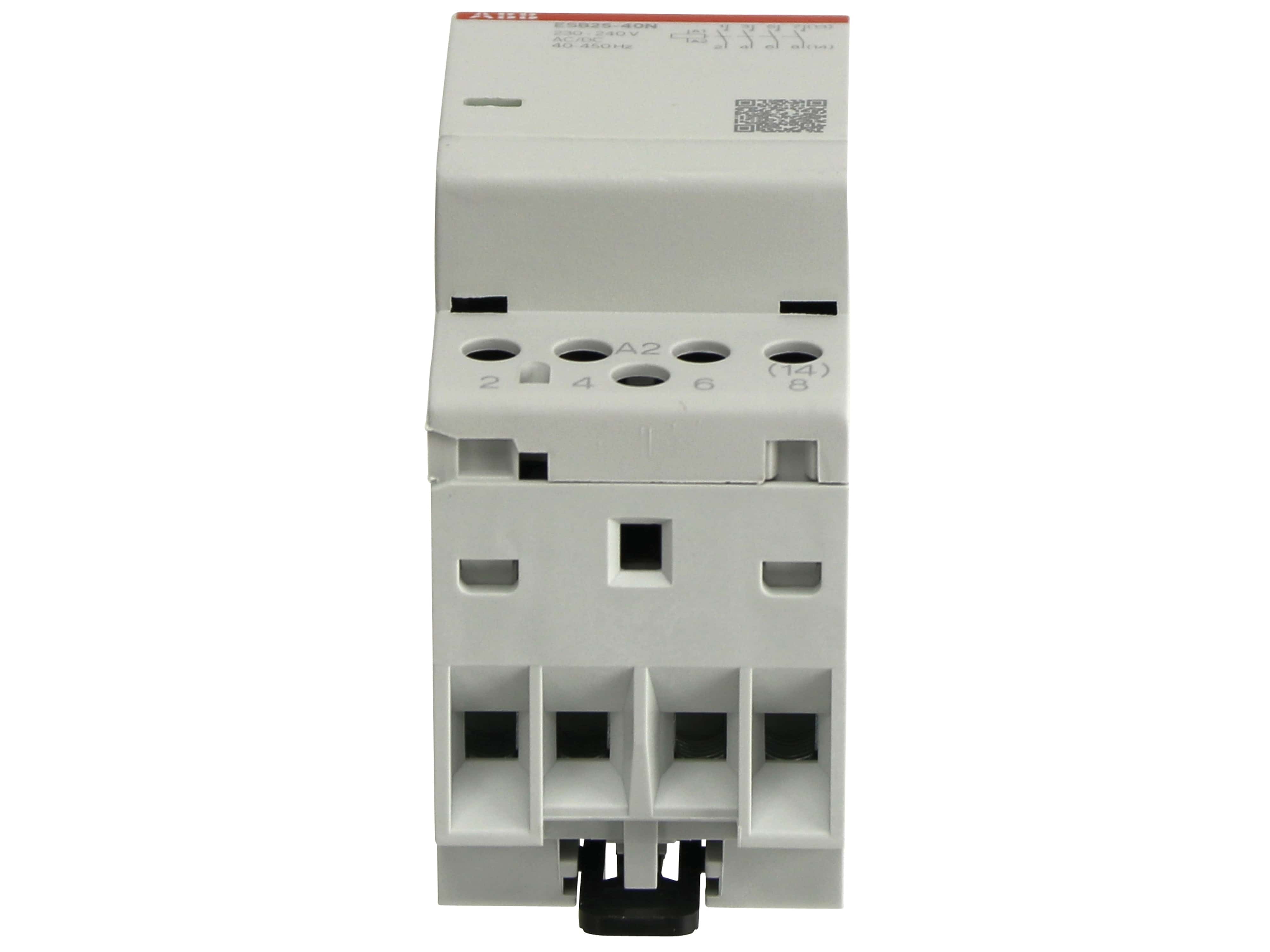 ABB Installationsschütz ESB25-40N-06, 25 A, 4S/0Ö, 230...240 V