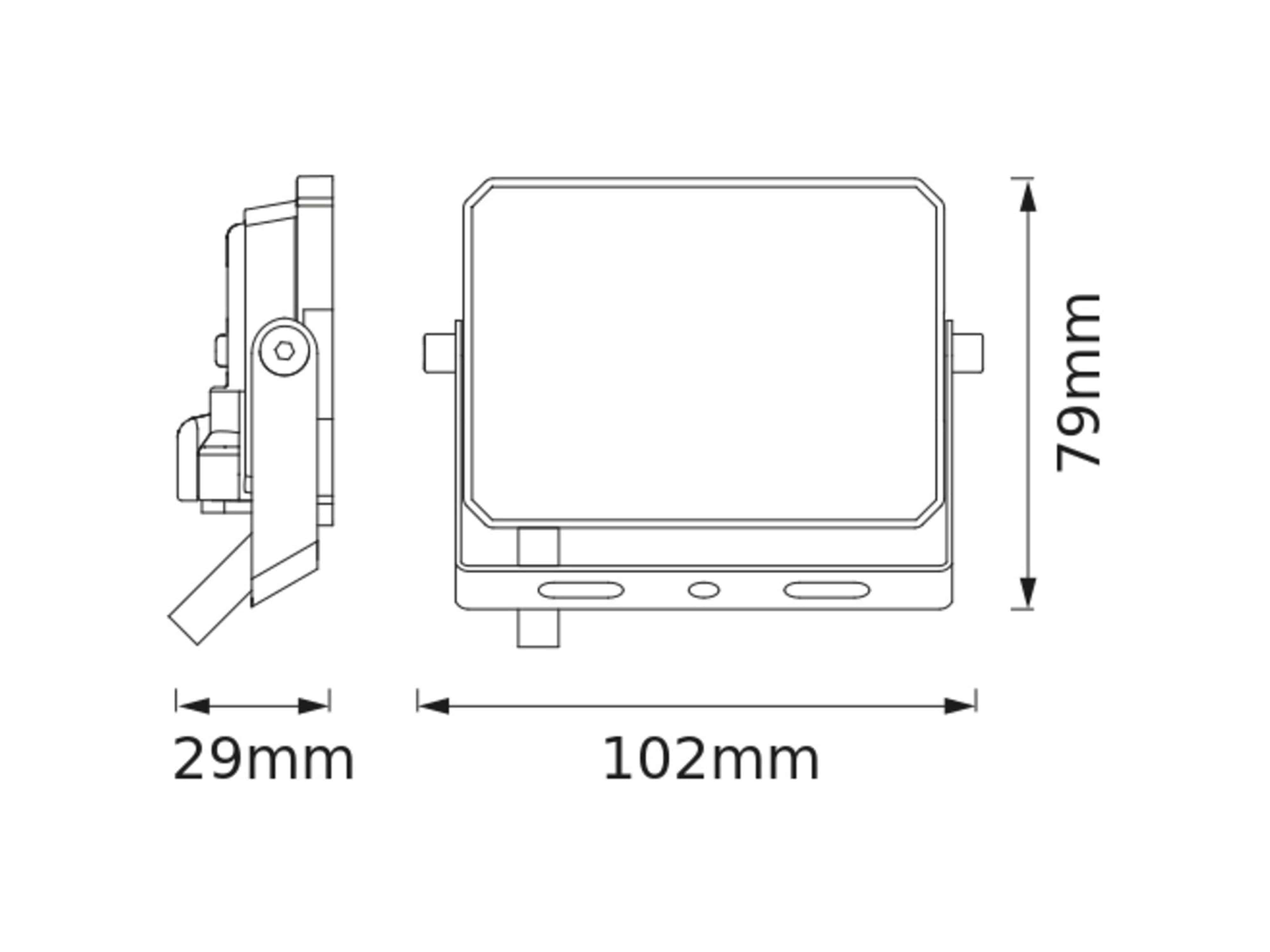 OSRAM LED-Fluter, 10W, 900lm, 6500K, 105°, IP65, kaltweiß OSRAM LED-Fluter, 10W, 900lm, 6500K, 105°, IP65, kaltweiß