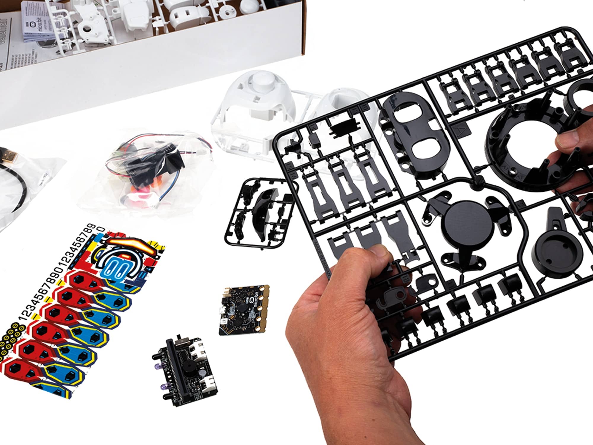 VELLEMAN Roboterbausatz Tobbie II mit micro:bit