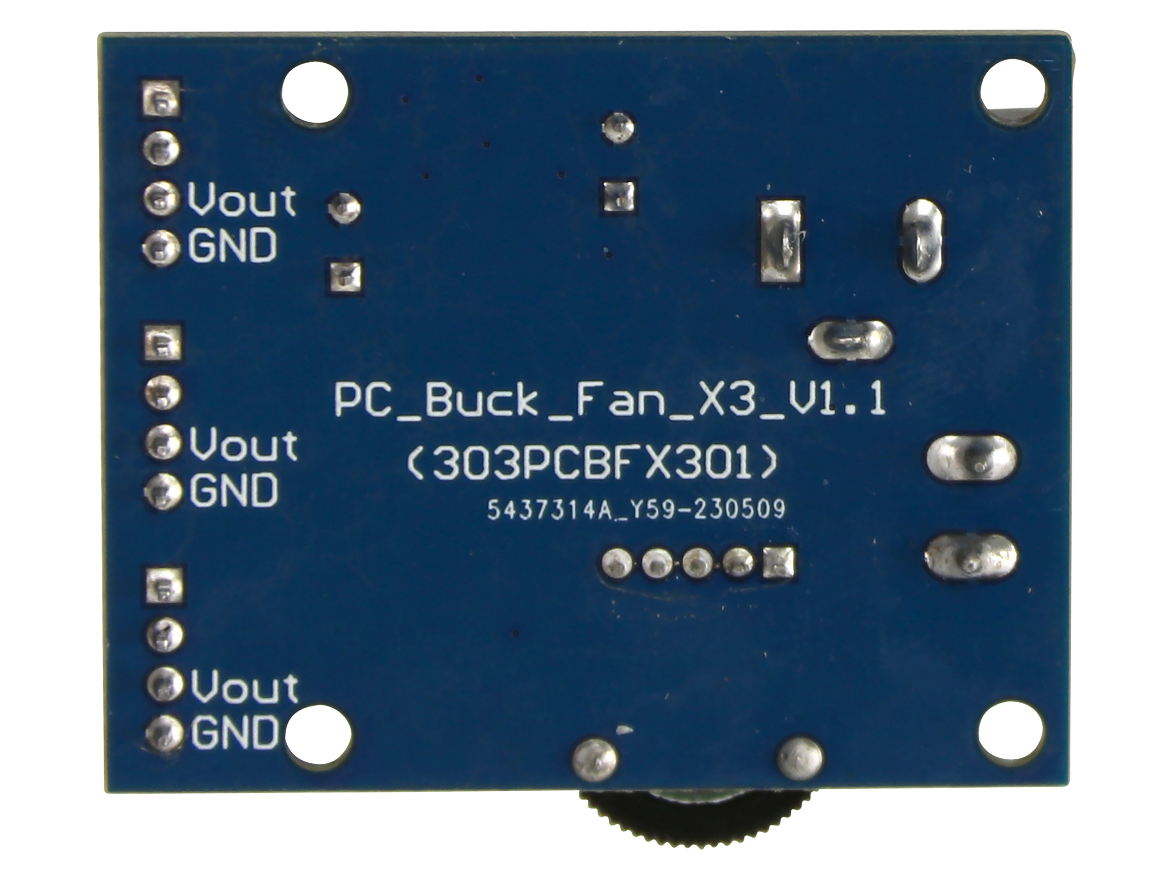 DAYPOWER Lüftersteuerungsmodul PCBUCK-FANX3, 12 V, 3-Wege