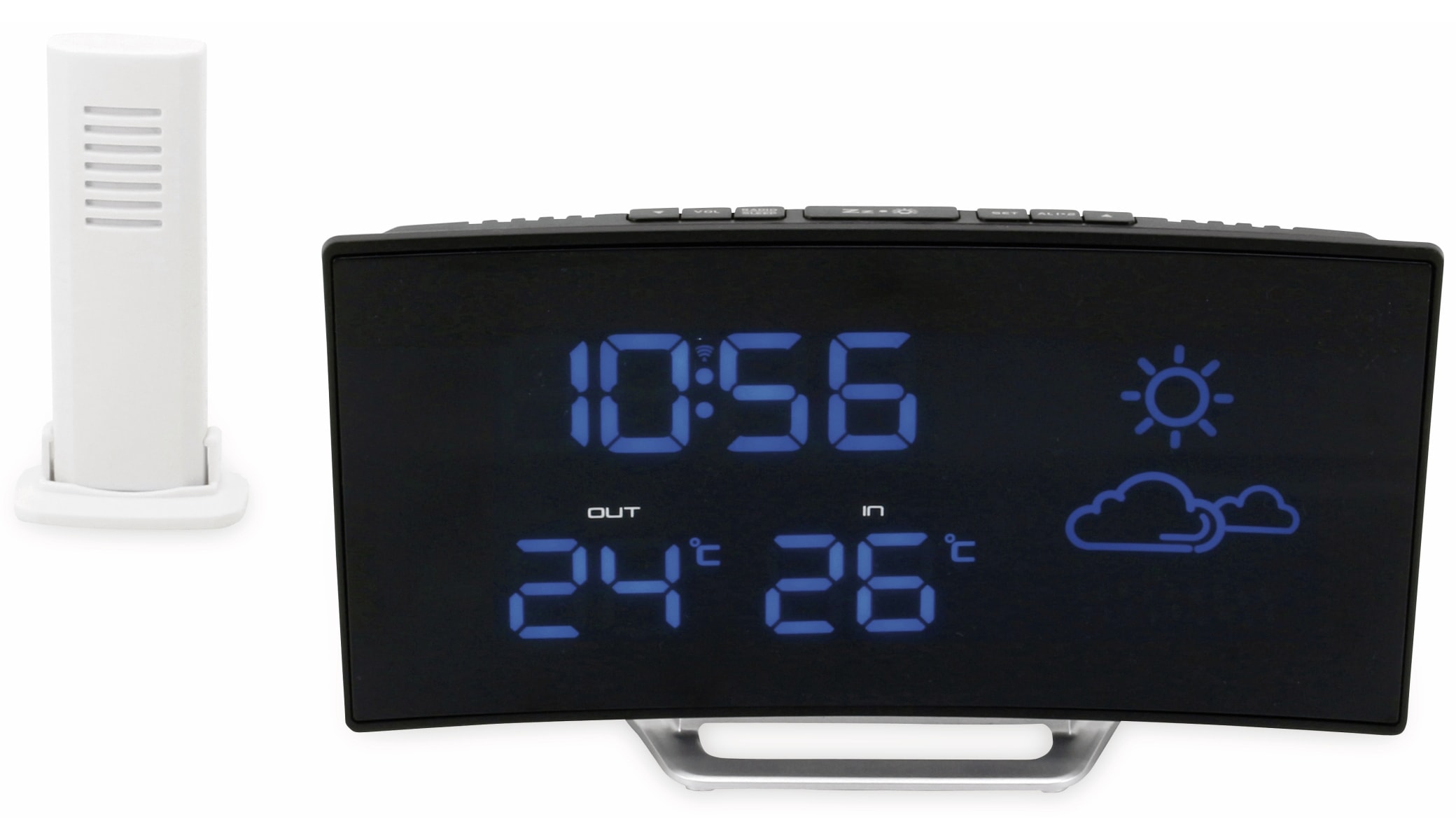 SOUNDMASTER Uhrenradio FUR100, mit Wetterstation, Funk, schwarz SOUNDMASTER Uhrenradio FUR100, mit Wetterstation, Funk, schwarz