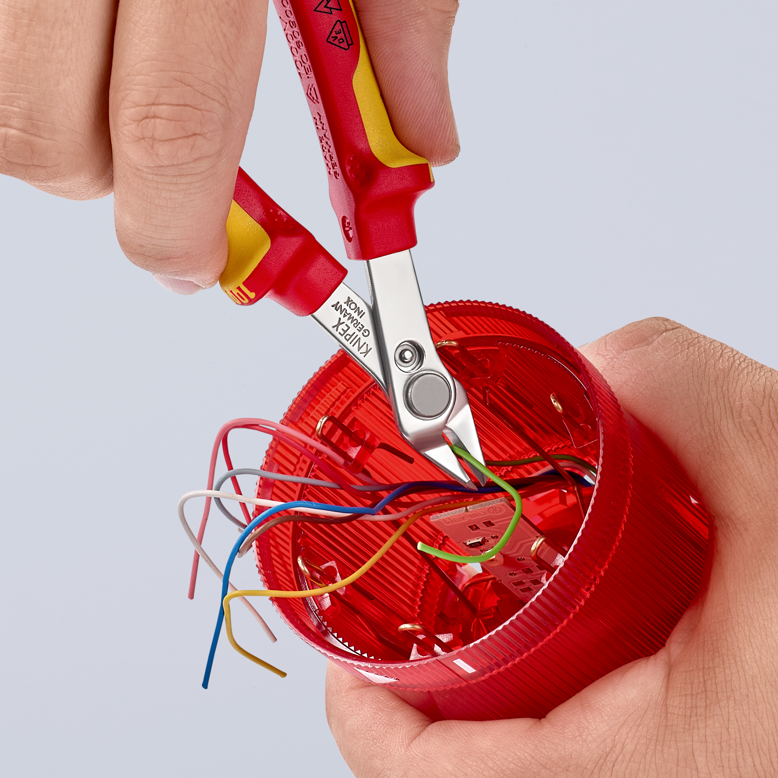KNIPEX Seitenschneider Electronic Super Knips VDE, 78 06 125, 125 mm