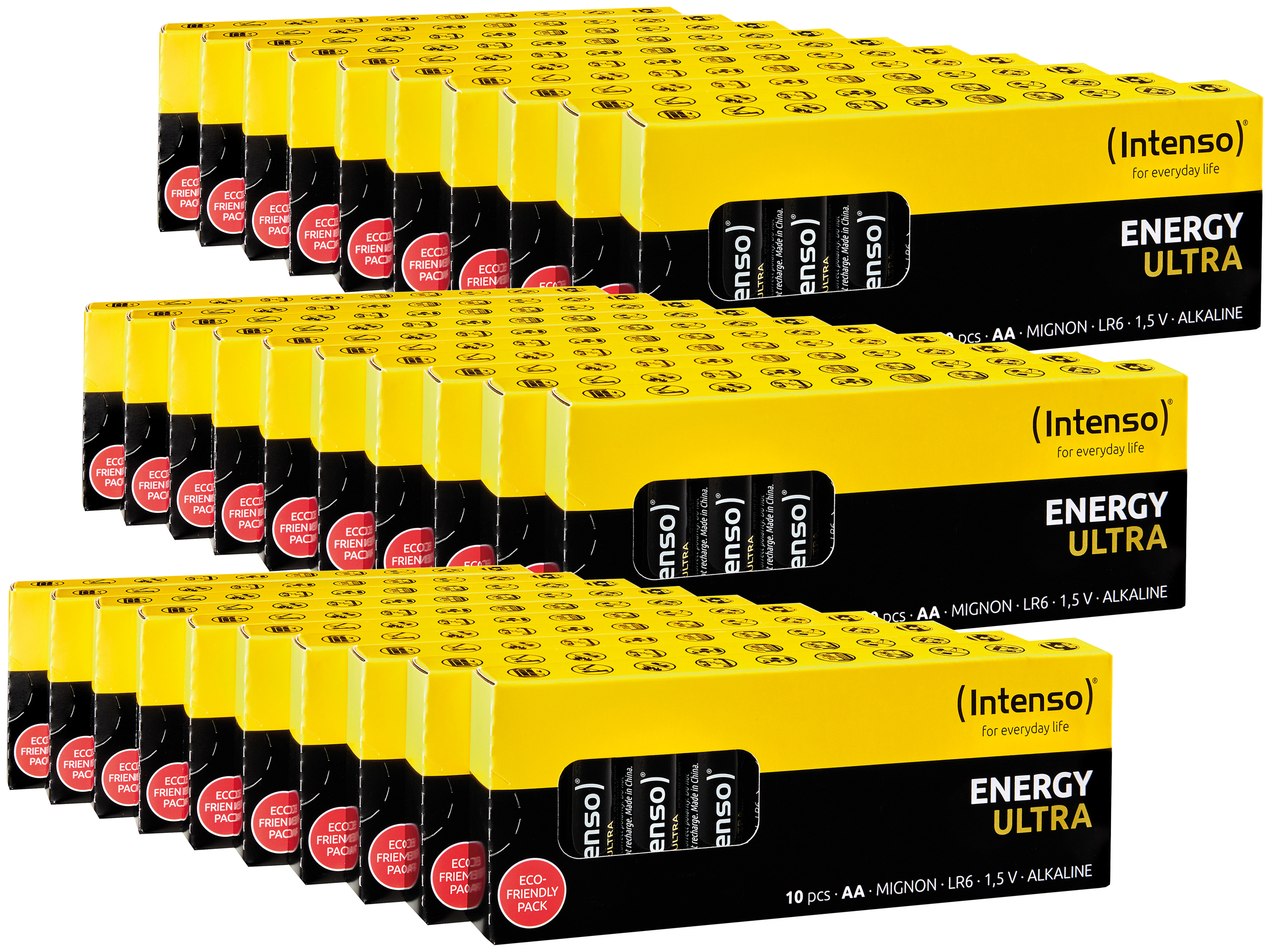 INTENSO Mignon-Batterie-Set Energy Ultra, AA LR06, 300 Stück