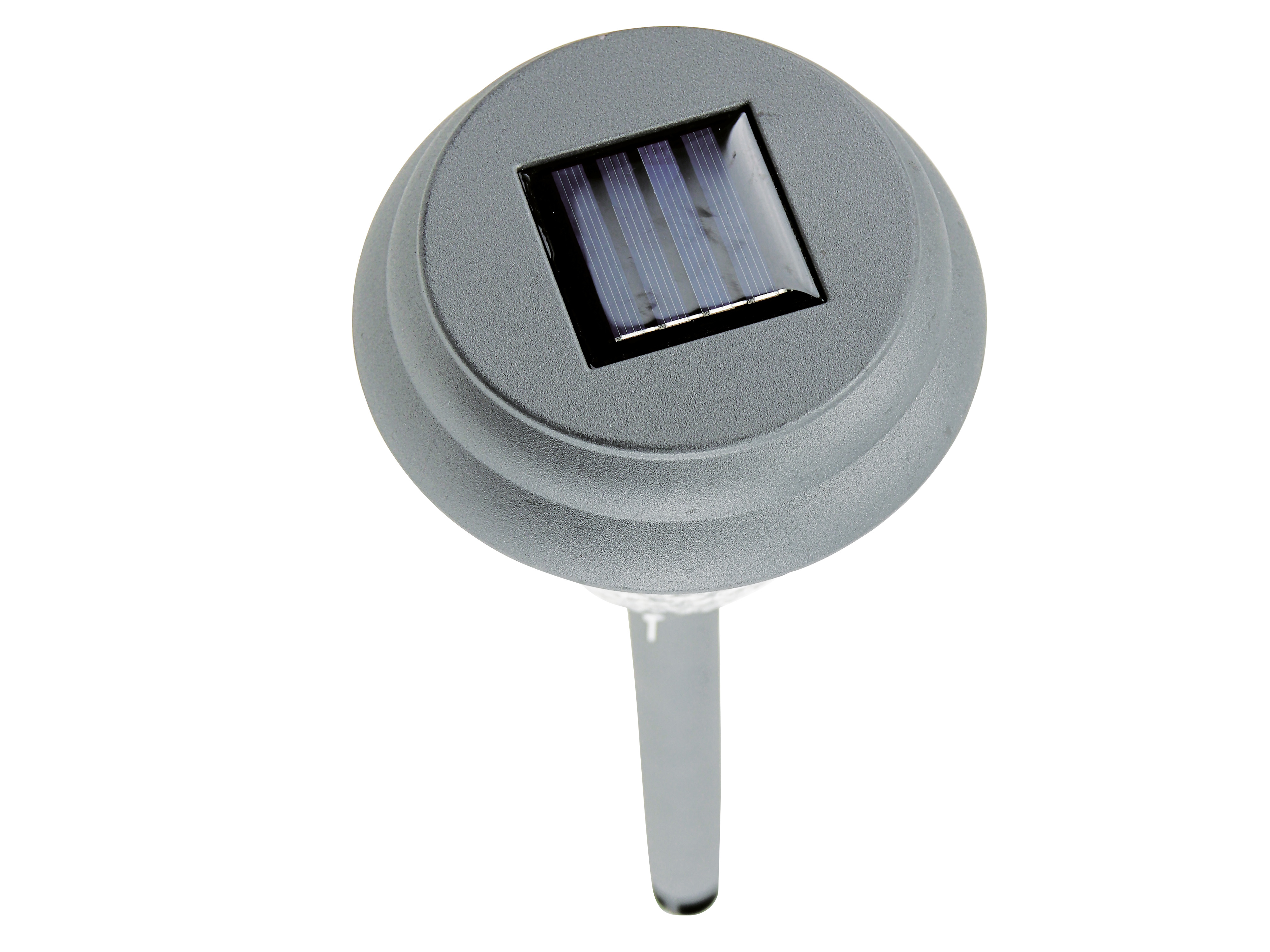 LED-Solargartenleuchte, silber, 41 cm