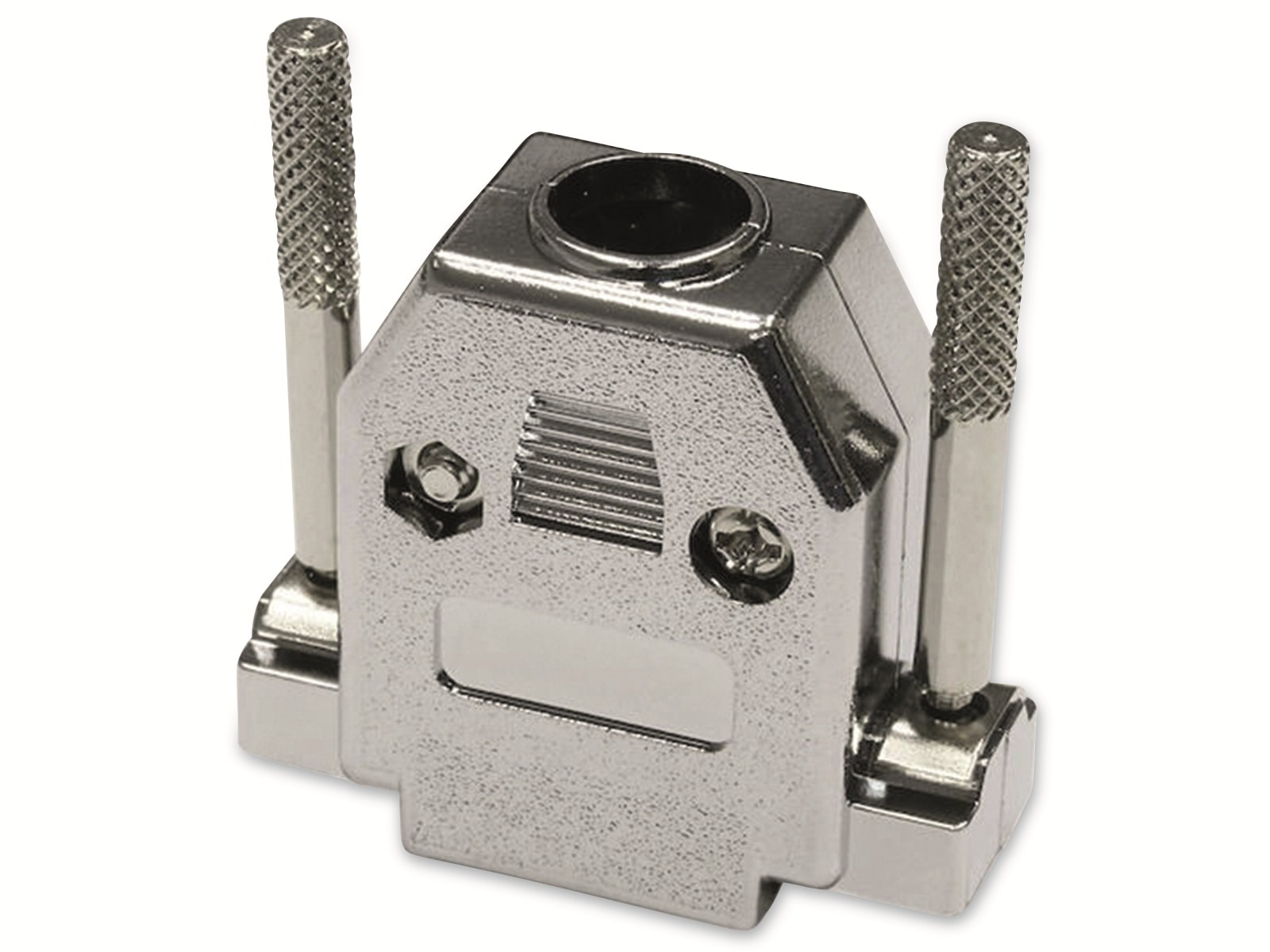 ECON CONNECT Posthaube für D-Sub Steckverbinder, 15-polig, mit langen Rändelschrauben, metallisiert