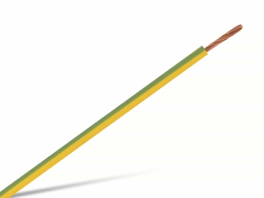 Installationslitze H05V-K, 0,5 mm², 100 m, grün/gelb Installationslitze H05V-K, 0,5 mm², 100 m, grün/gelb