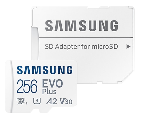 SAMSUNG MicroSDXC-Speicherkarte EVO Plus (2021) 256GB inkl. Adapter SAMSUNG MicroSDXC-Speicherkarte EVO Plus (2021) 256GB inkl. Adapter