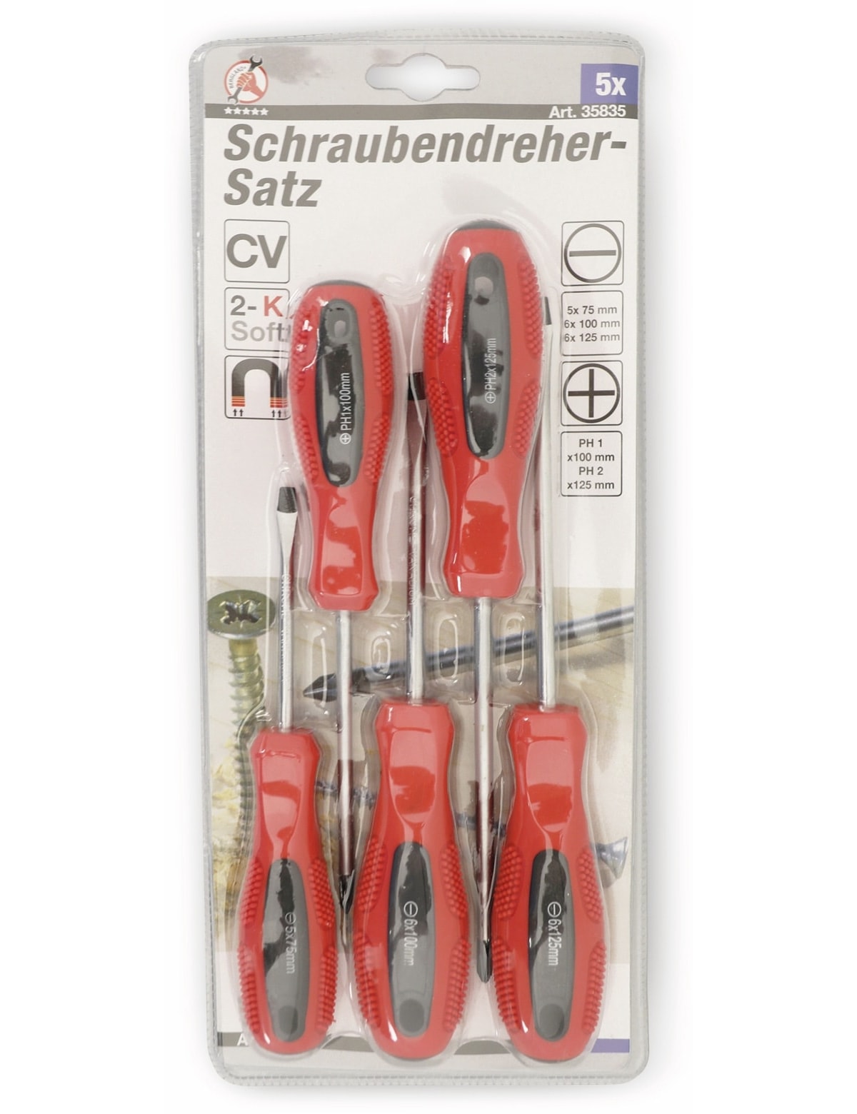 BGS TECHNIC Schraubendreher-Set, 5-teilig BGS TECHNIC Schraubendreher-Set, 5-teilig