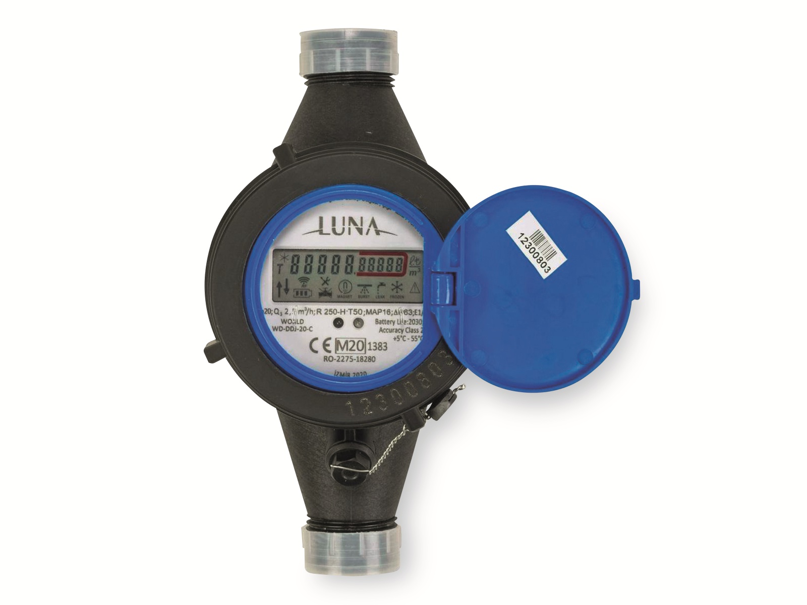 Luna Digitaler Trockenläufer Wasserzähler, DN20