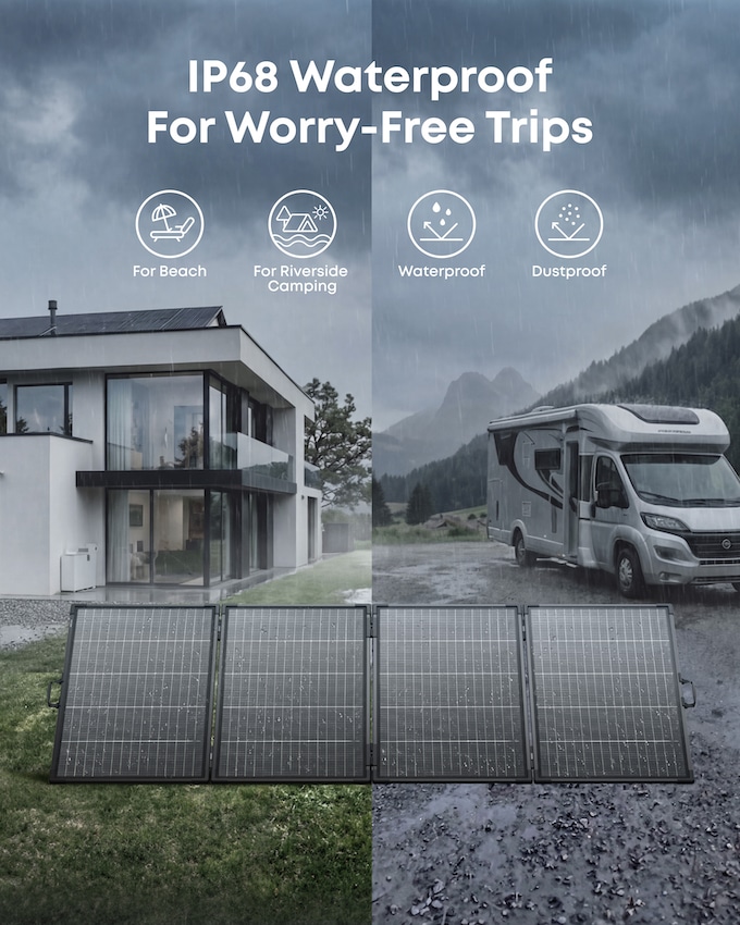 Solarpanel ANKER SOLIX PS400 B, tragbar