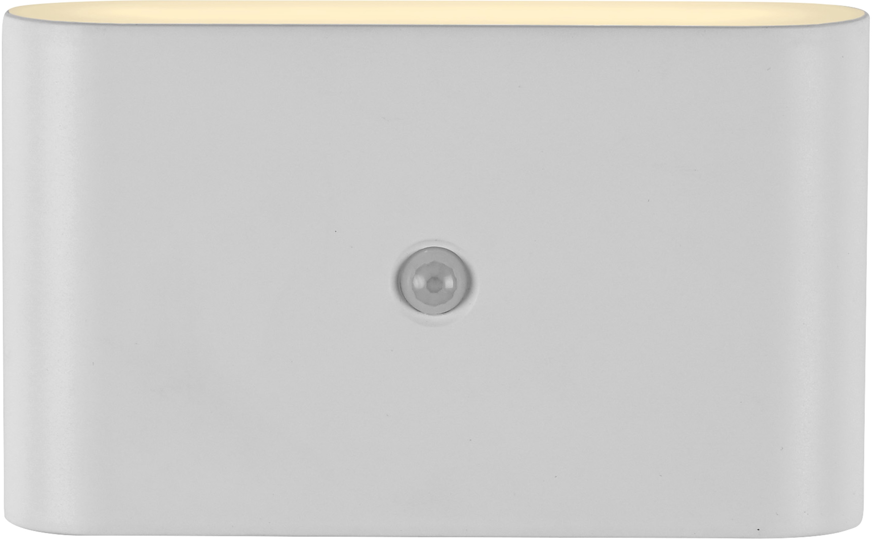 JUST LIGHT LED-Akku-Wandleuchte 19475-16, 3W, 3000K, 300lm, warmweiß, IP44, weiß