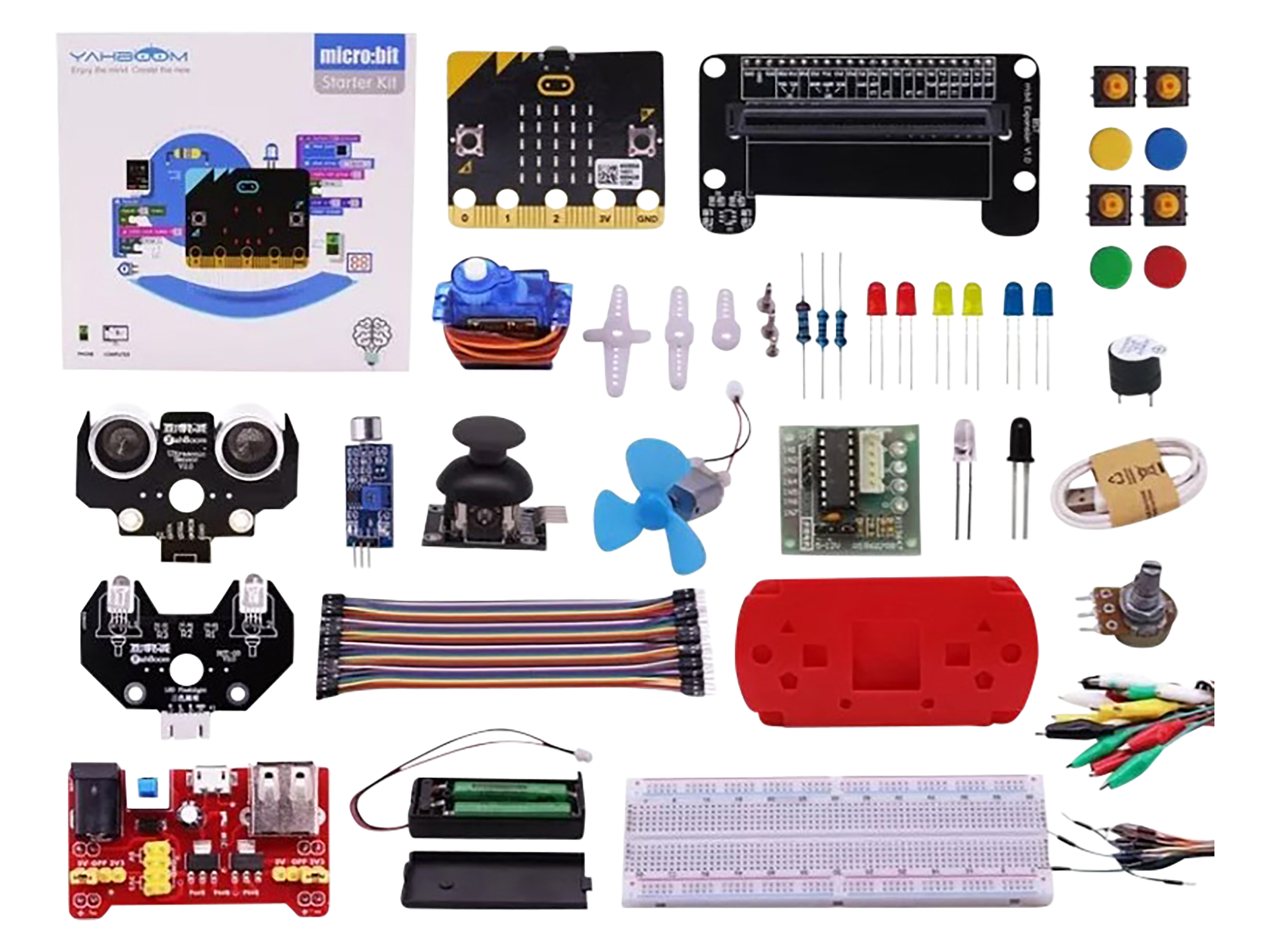 YAHBOOM Starter Kit Micro:Bit (Micro:Bit nicht enthalten)