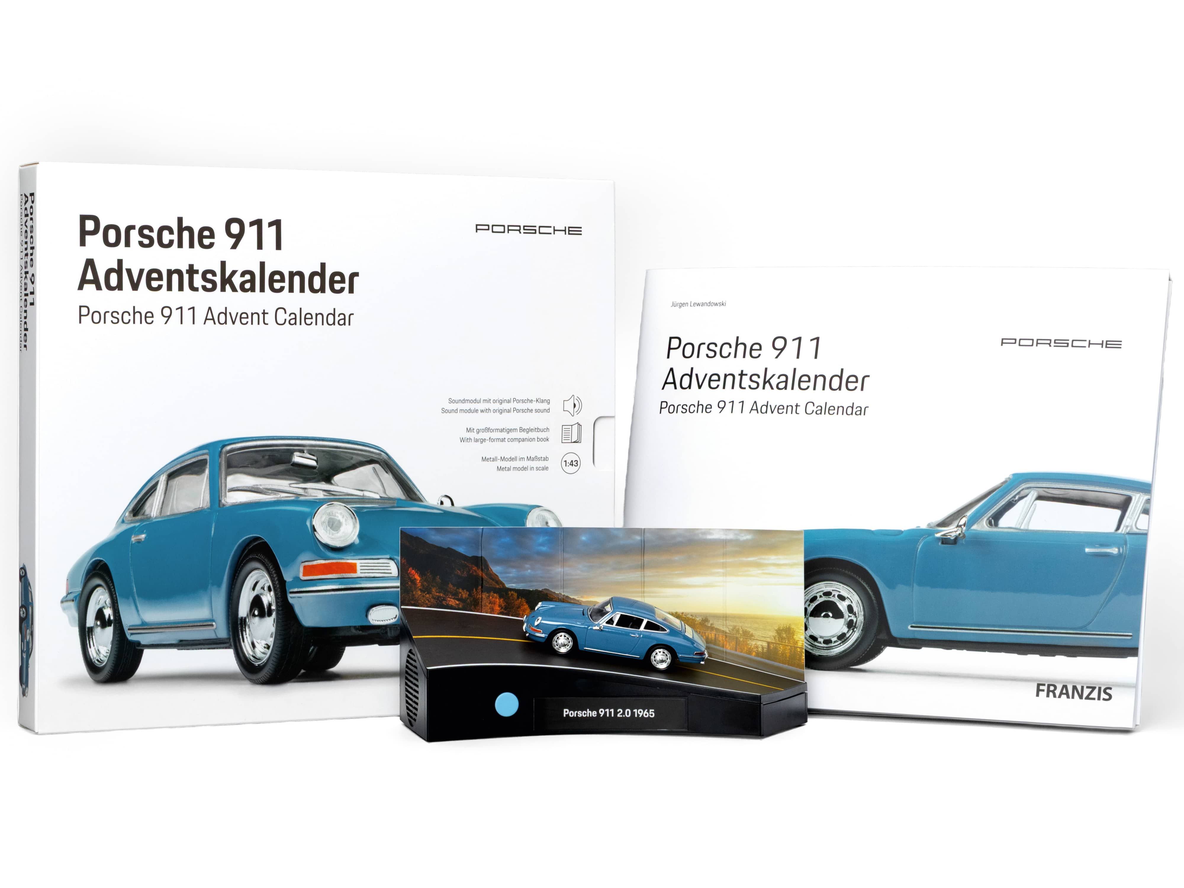 FRANZIS Porsche 911 Adventskalender 1:43 FRANZIS Porsche 911 Adventskalender 1:43
