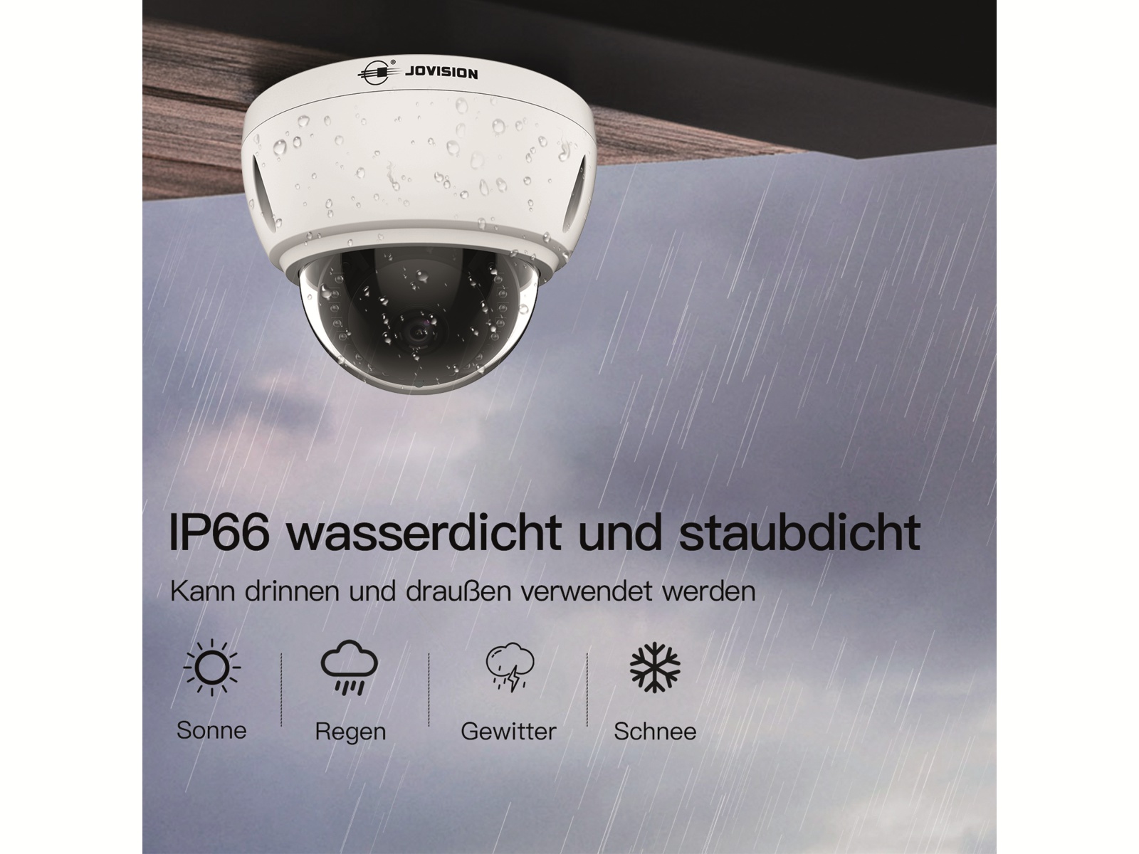 Jovision überwachungskamera CloudSEE, IP-D52, PoE, 5 MP Jovision überwachungskamera CloudSEE, IP-D52, PoE, 5 MP