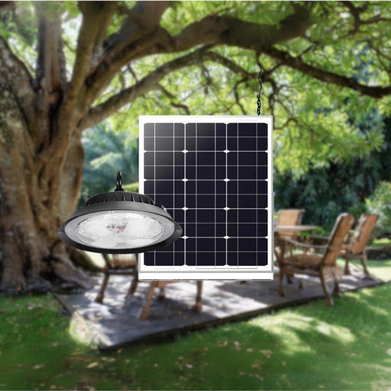 LUXULA Solar LED-Hängeleuchte, CCT, 40 W, 500 lm