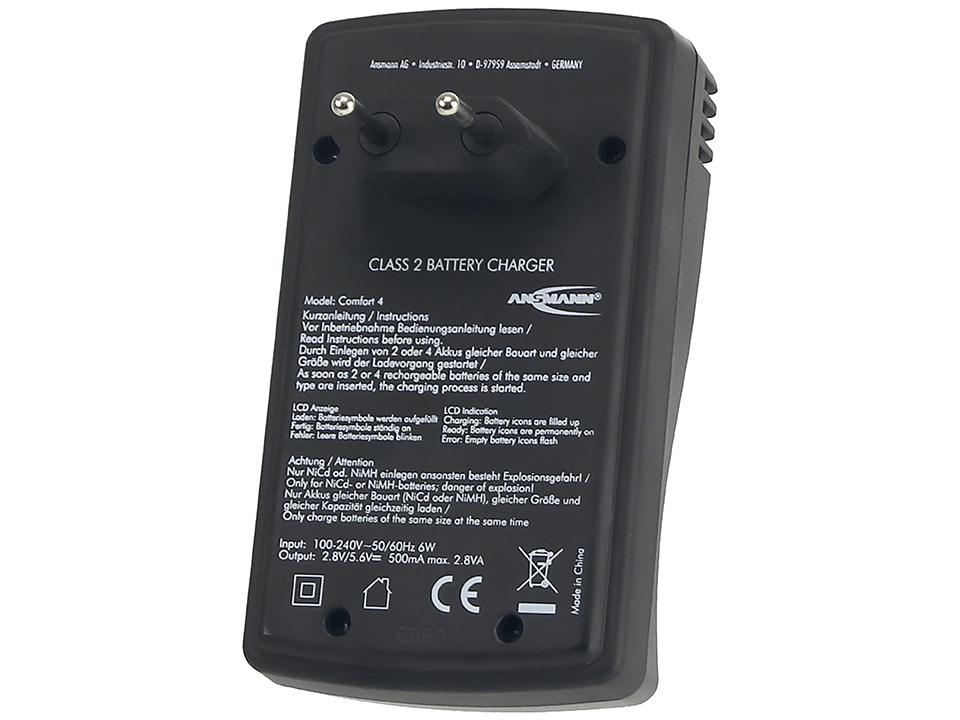 ANSMANN Akku-Ladegerät Comfort 4 ( AA/AAA)