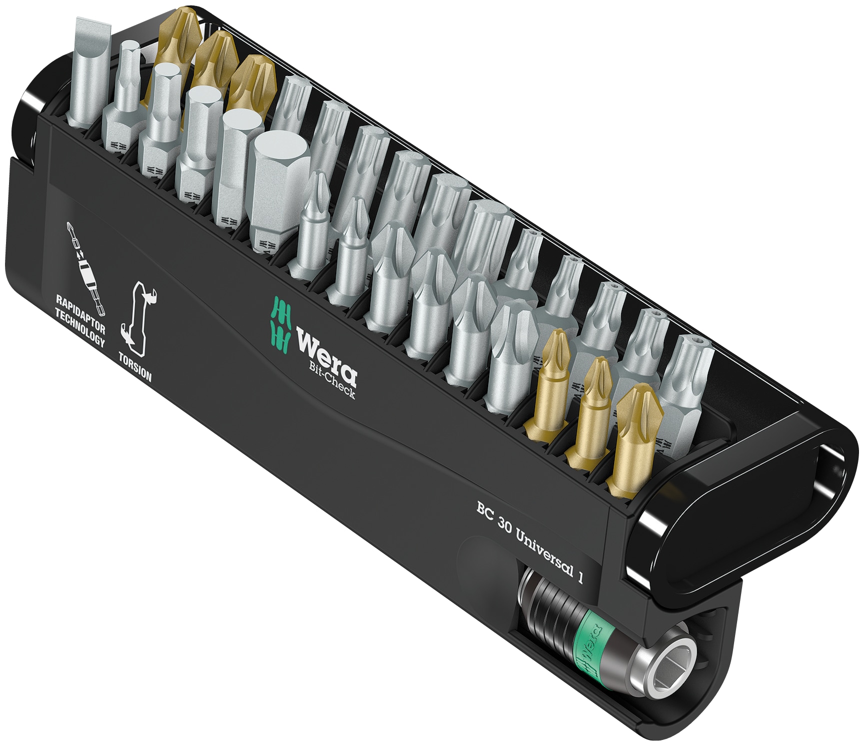 WERA Bit-Satz Bit-Check 30 Universal 1, 05056440001, 30-teilig WERA Bit-Satz Bit-Check 30 Universal 1, 05056440001, 30-teilig