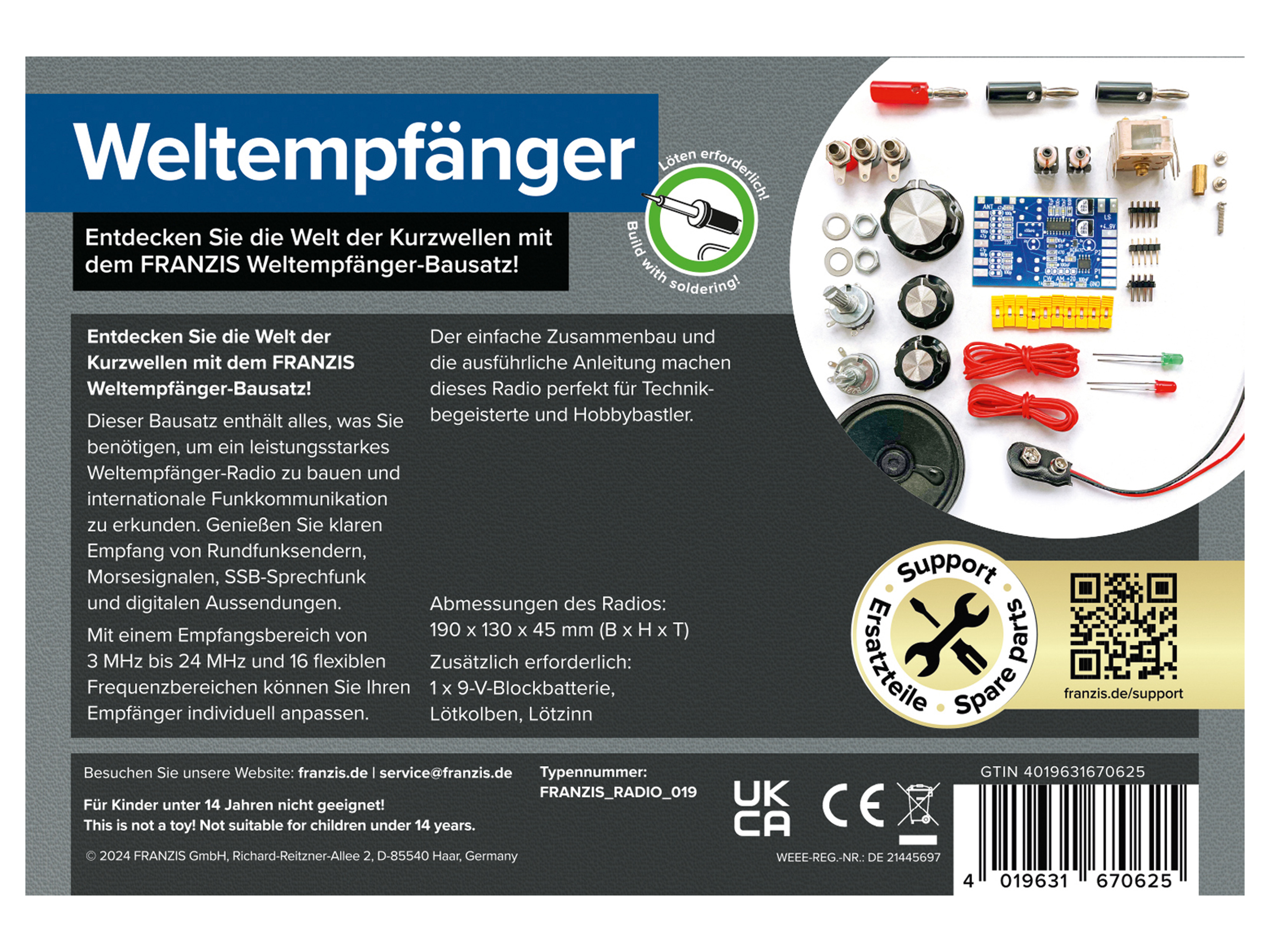FRANZIS Weltempfänger selber bauen
