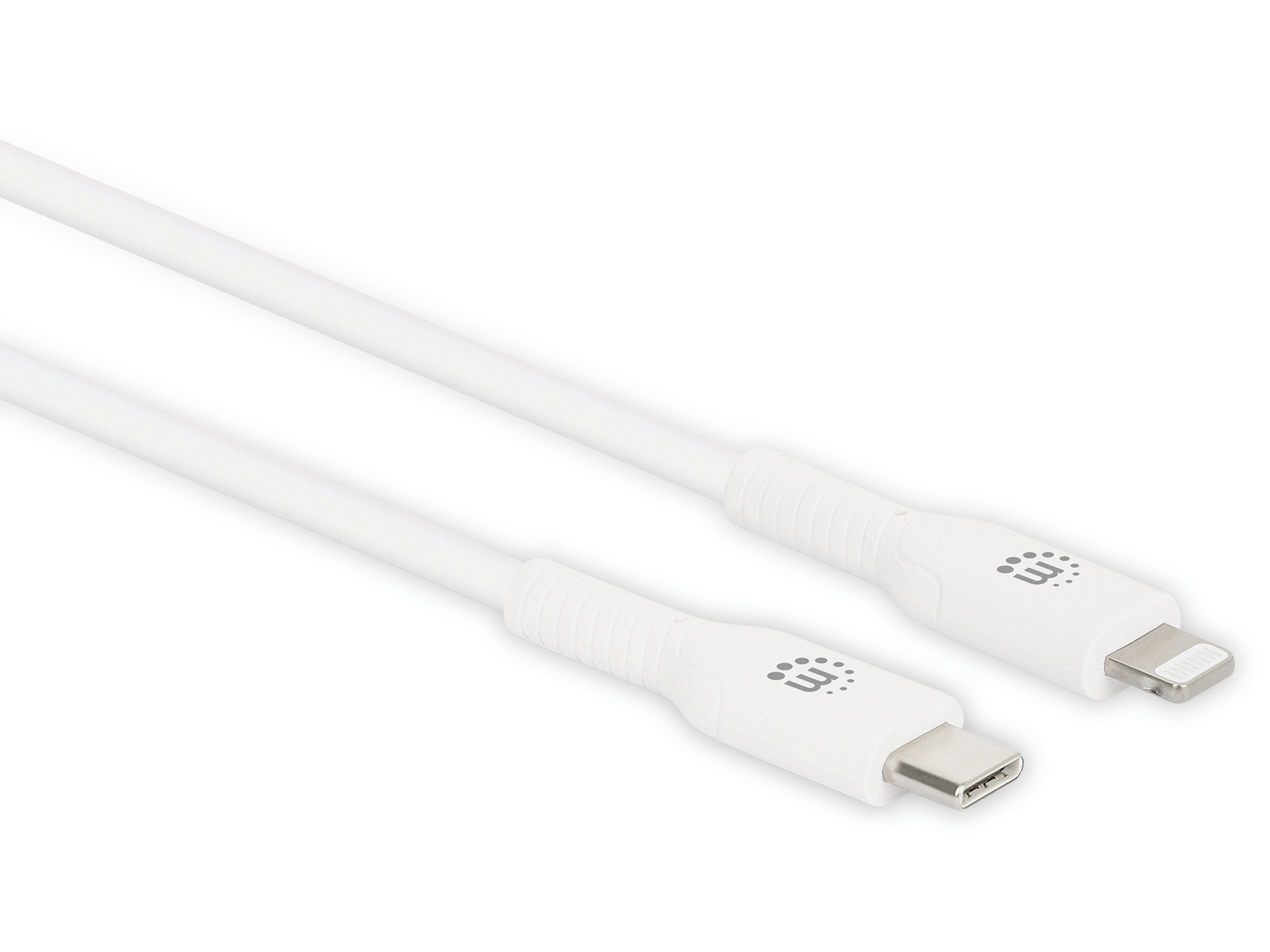 MANHATTAN USB-Daten/Ladekabel, 0,5 m, weiß MANHATTAN USB-Daten/Ladekabel, 0,5 m, weiß
