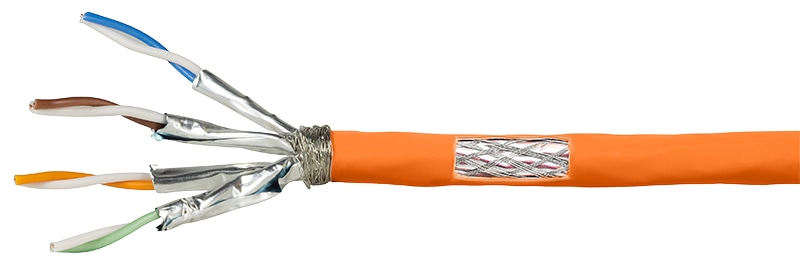 LOGILINK CAT.7 Datenkabel CPV0058, Installation, AWG23, orange, 200 m LOGILINK CAT.7 Netzwerkkabel CPV0058, Installation, AWG23, orange, 200 m