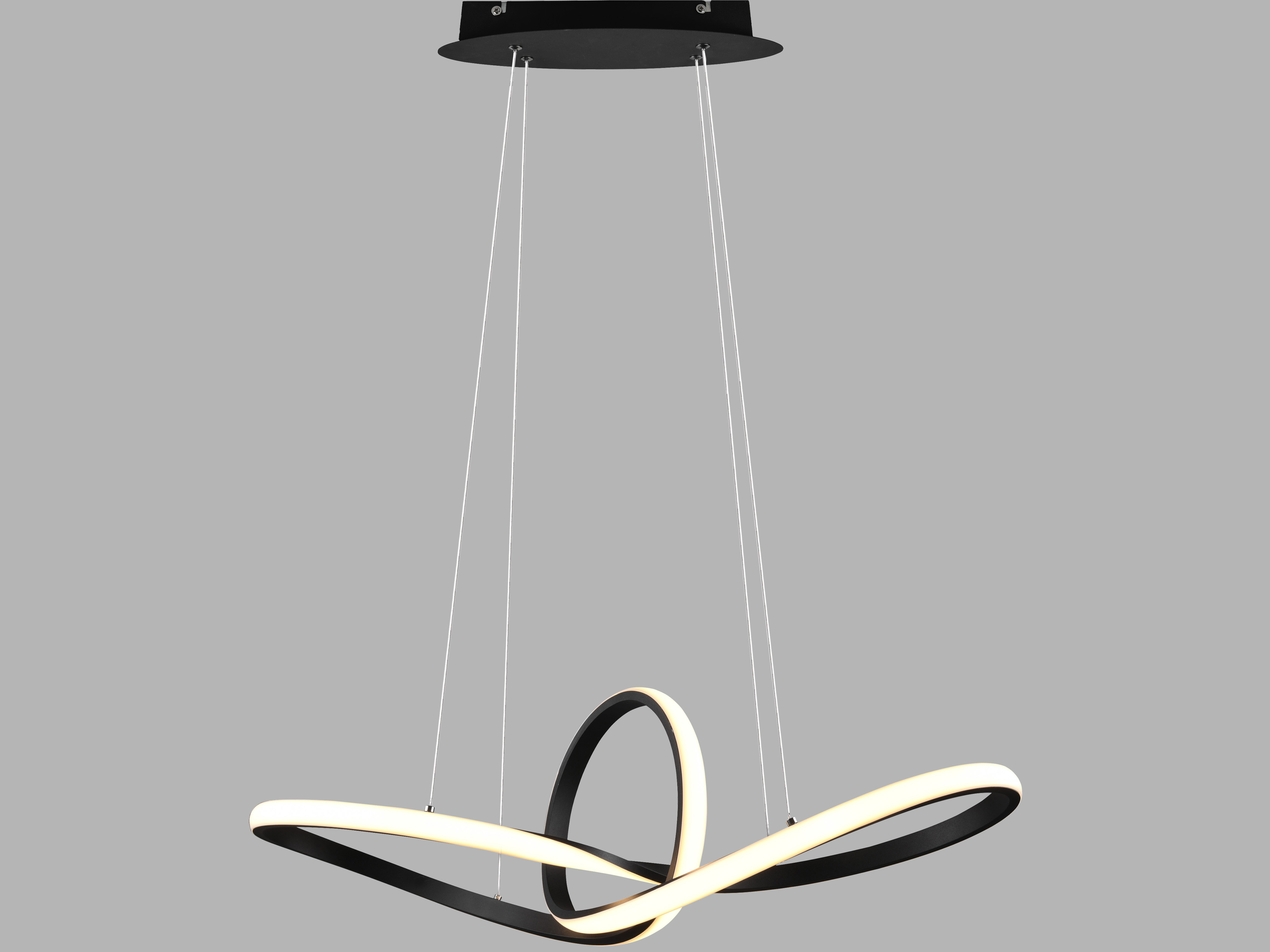 REALITY LED-Pendelleuchte, 28W, 3000K, 3200lm, warmweiß, IP20, schwarz REALITY LED-Pendelleuchte, 28W, 3000K, 3200lm, warmweiß, IP20, schwarz