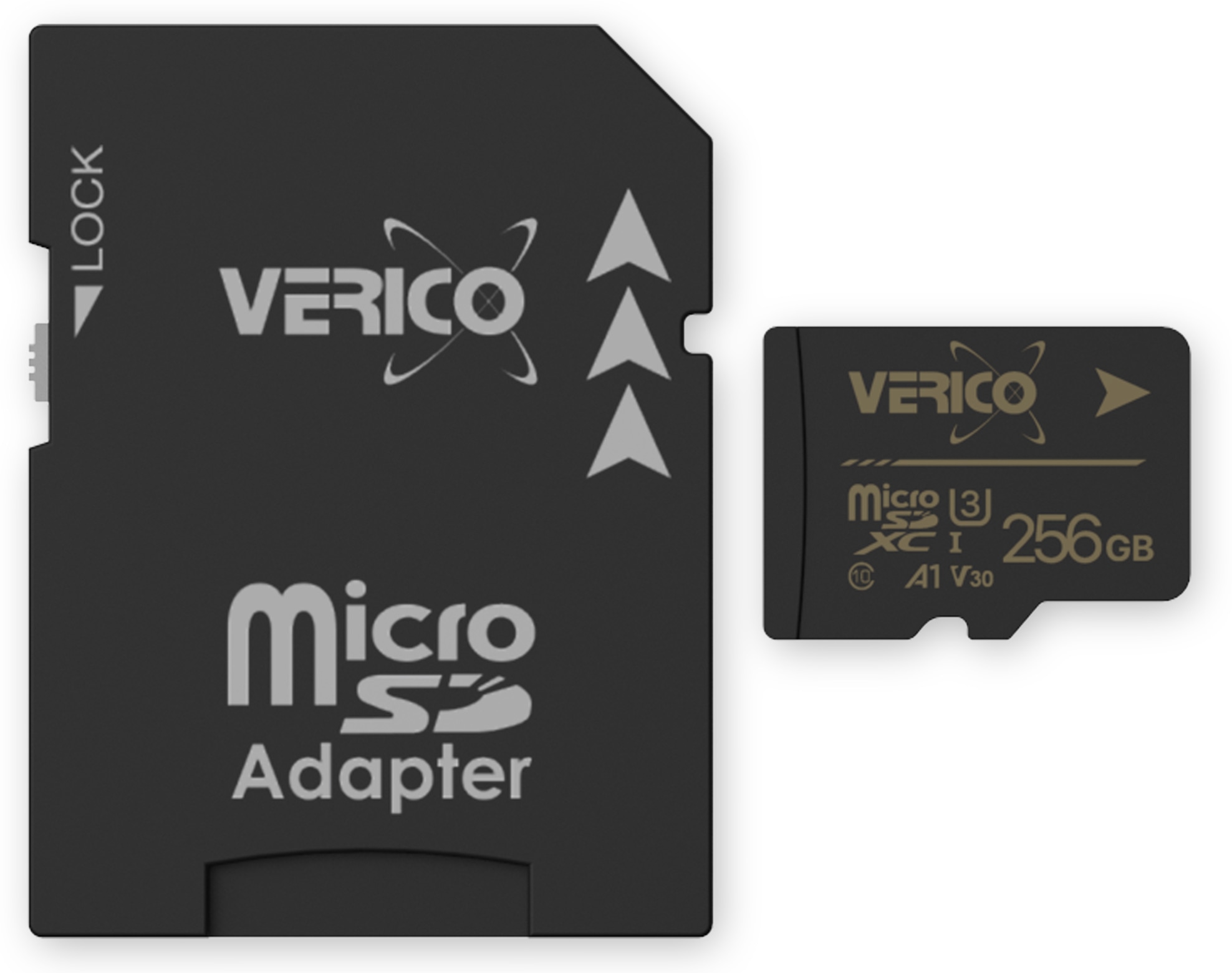 verico microSDXC Speicherkarte 256 GB, Class 10, UHS-I, mit Adapter