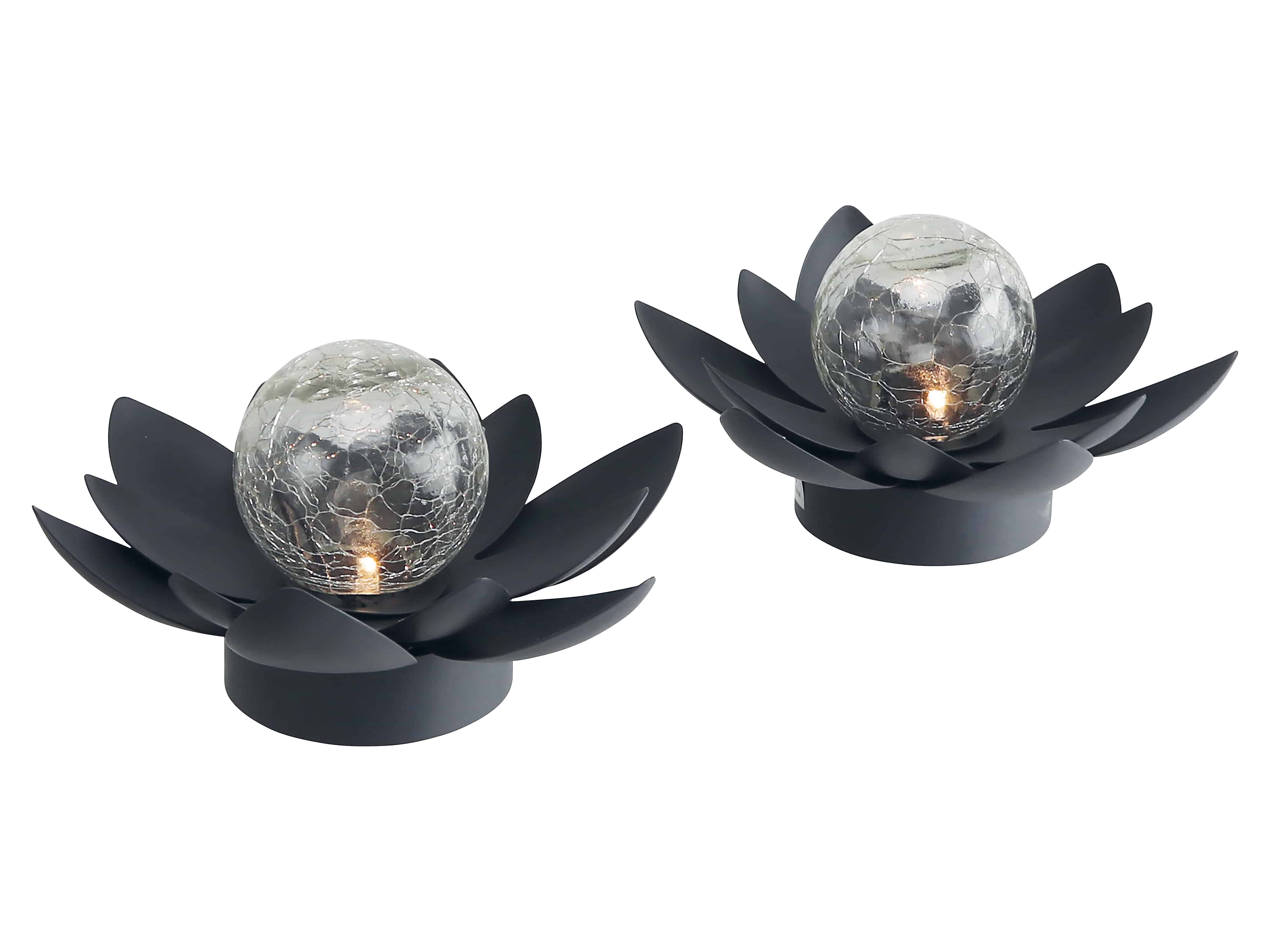 LED-Tischleuchte, LED Wasser Lilie, GT-2BWL-01, 16,5cm, 2 Stück LED-Tischleuchte, LED Wasser Lilie, GT-2BWL-01, 16,5cm, 2 Stück