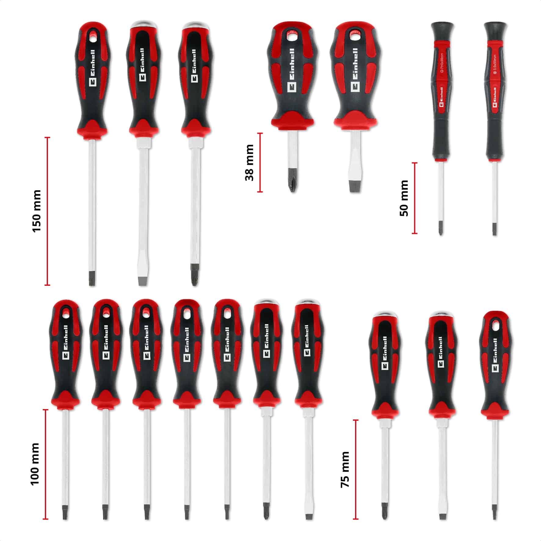 EINHELL E-Case-Einleger Schraubendreher, 370525, 17-teilig EINHELL E-Case-Einleger Schraubendreher, 370525, 17-teilig
