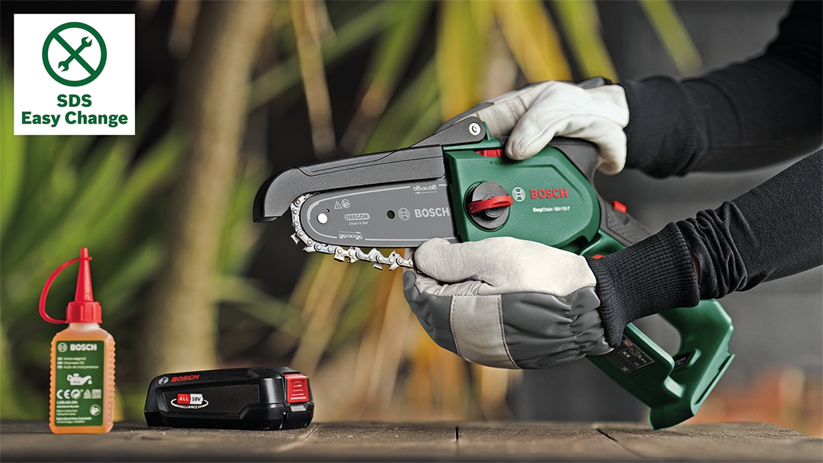 BOSCH Akku-Kettensäge, EasyChain 18V-15-7, 06008B8901, Solo BOSCH Akku-Kettensäge, EasyChain 18V-15-7, 06008B8901, Solo
