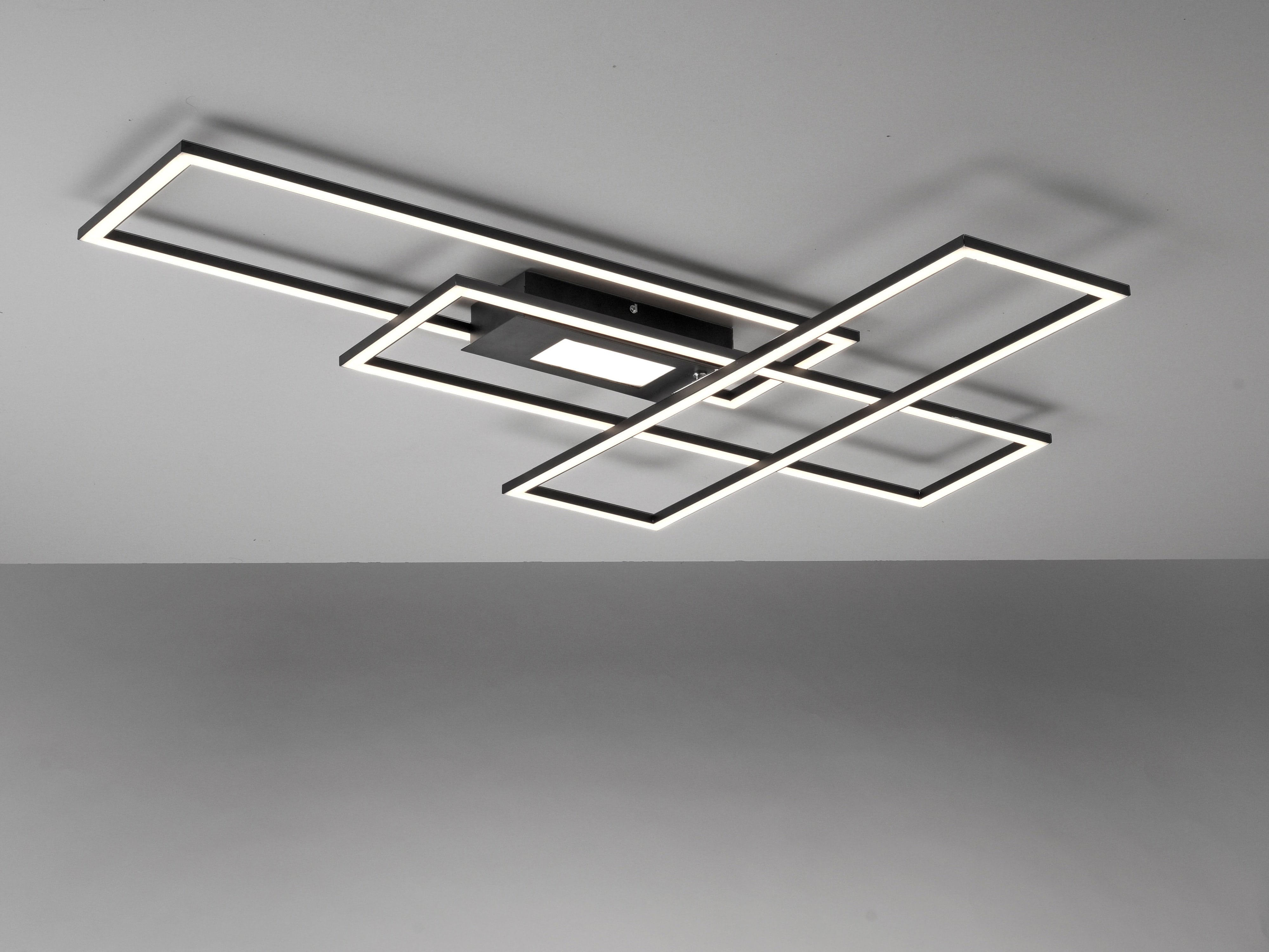 JUST LIGHT LED-Deckenleuchte 14693-18, 45W, 5500lm, schwarz JUST LIGHT LED-Deckenleuchte 14693-18, 45W, 5500lm, schwarz