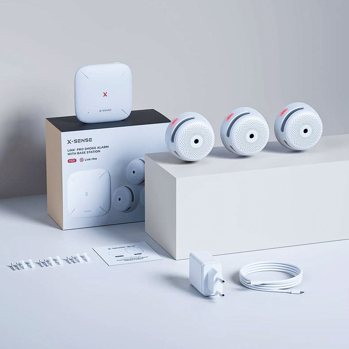 X-SENSE RF-Rauchmelder-Set FS31, 3 Stück