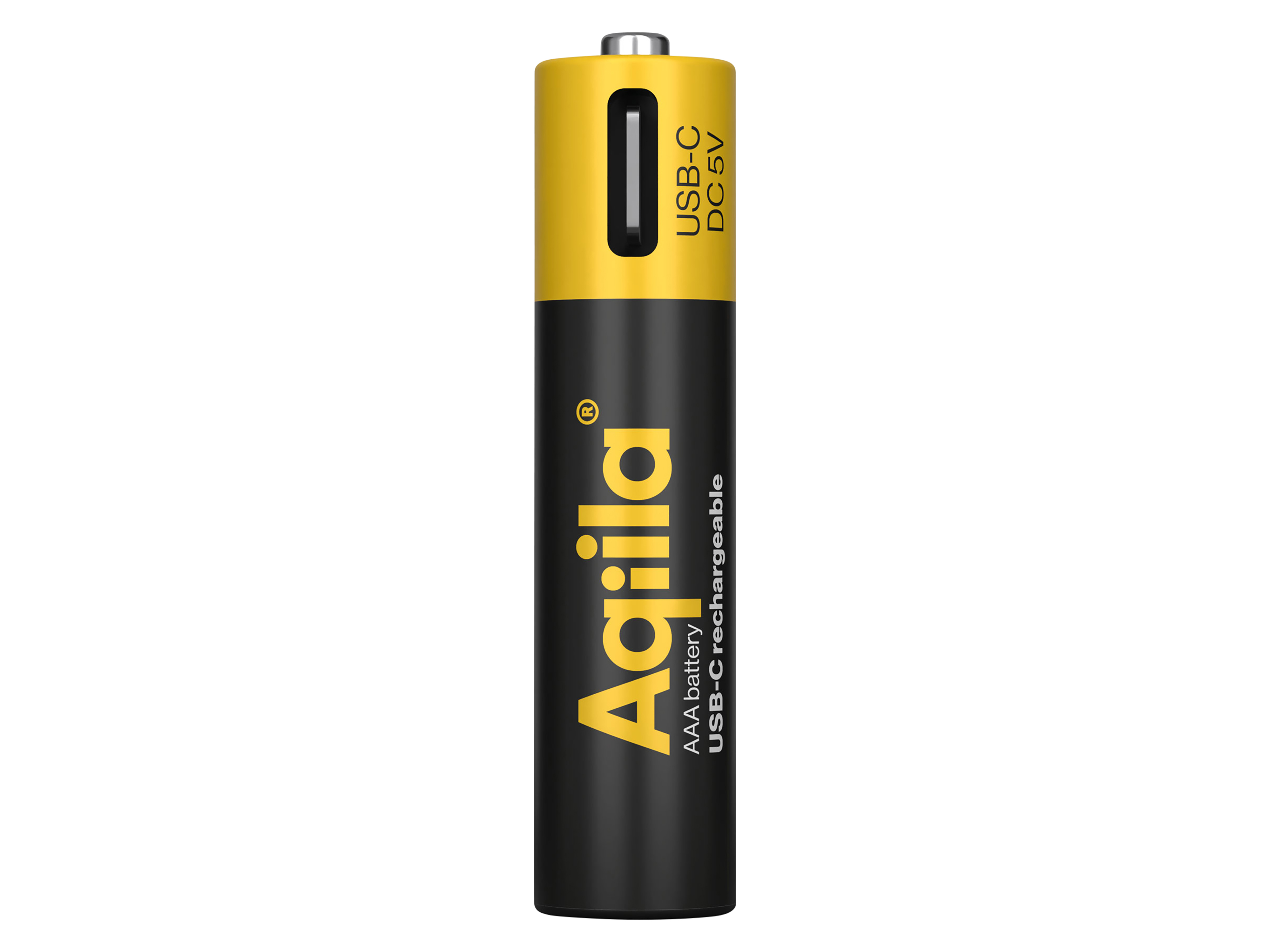 Li-lon-Akku AQILLA, AAA, USB-C, 1,5 V, 4er Pack