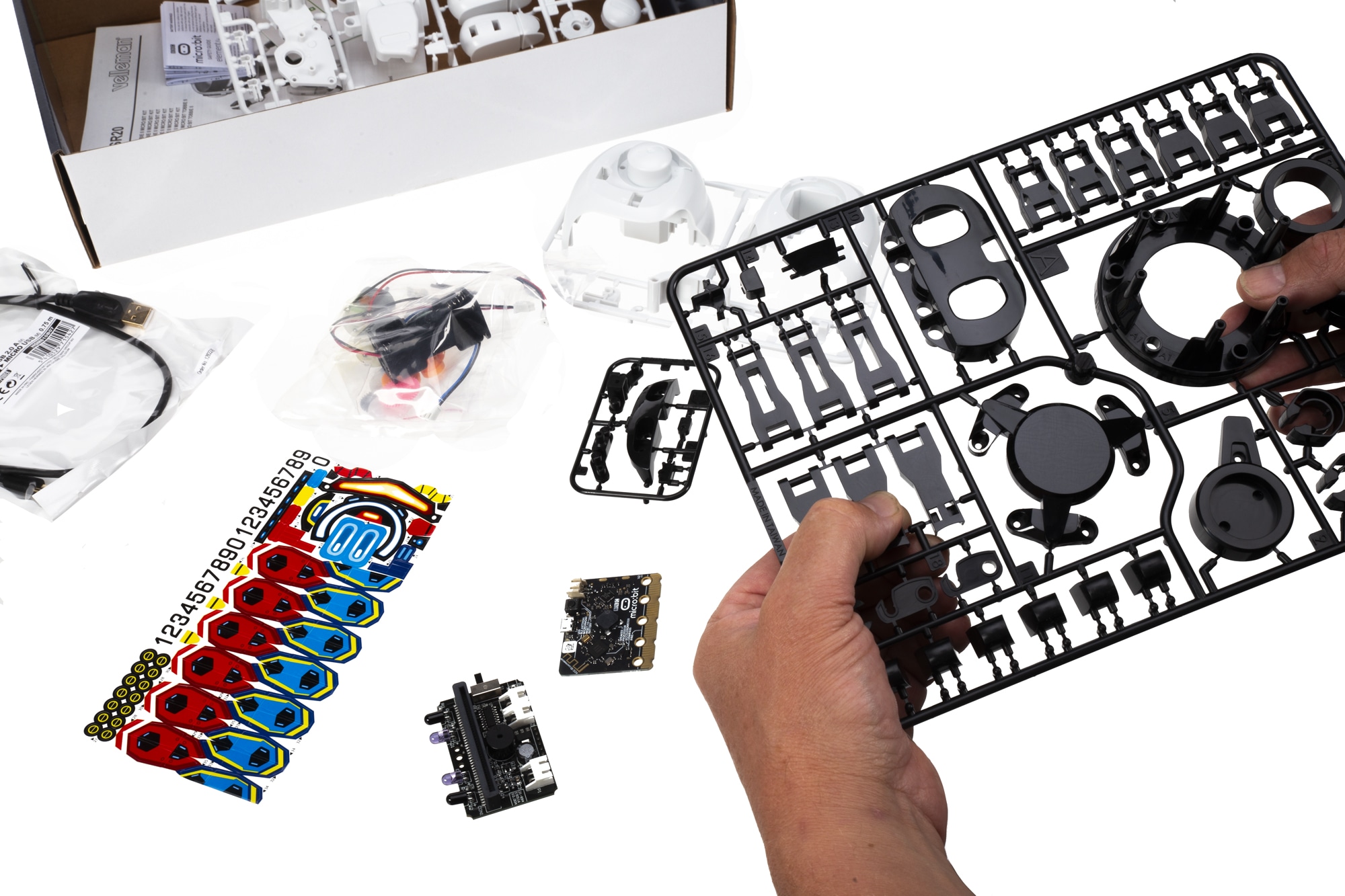 VELLEMAN Roboterbausatz Tobbie II mit micro:bit