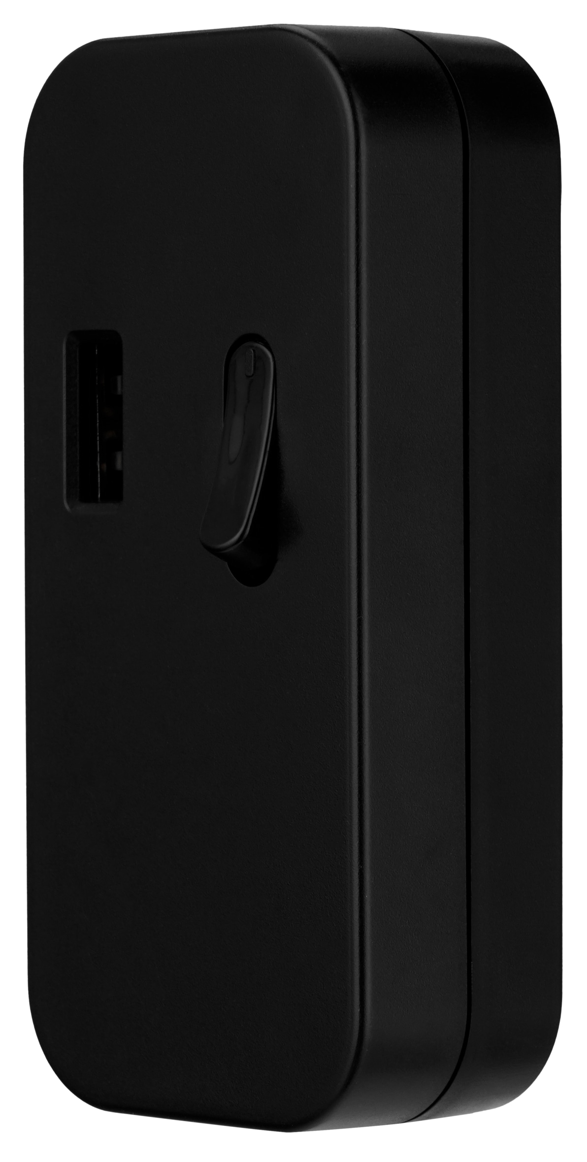 REV Schnur-Zwischenschalter 0033050512, mit USB-A, schwarz REV Schnur-Zwischenschalter 0033050512, mit USB-A, schwarz