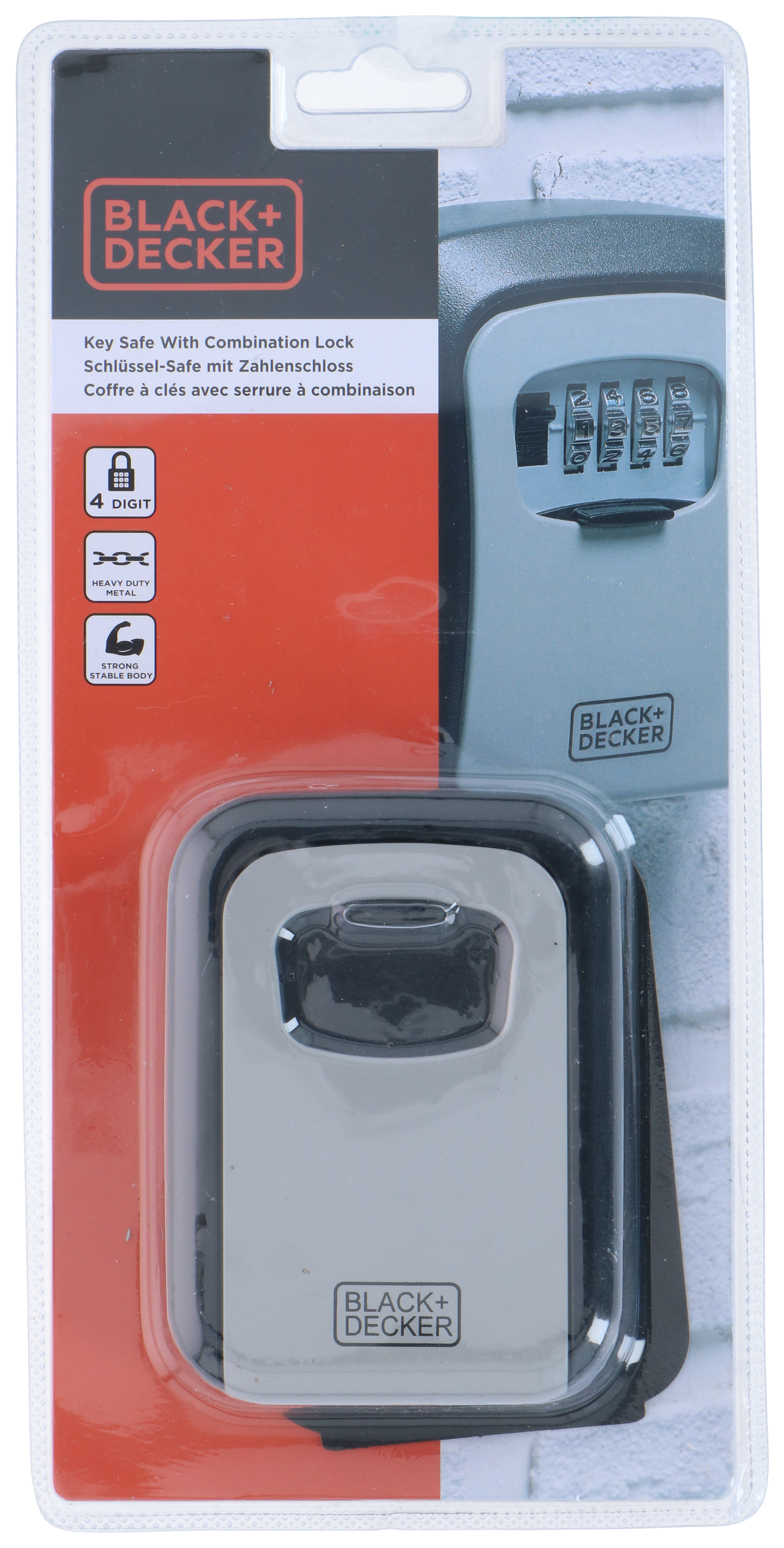 Schlüsselsafe, BLACK+DECKER, mit Zahlenschloss